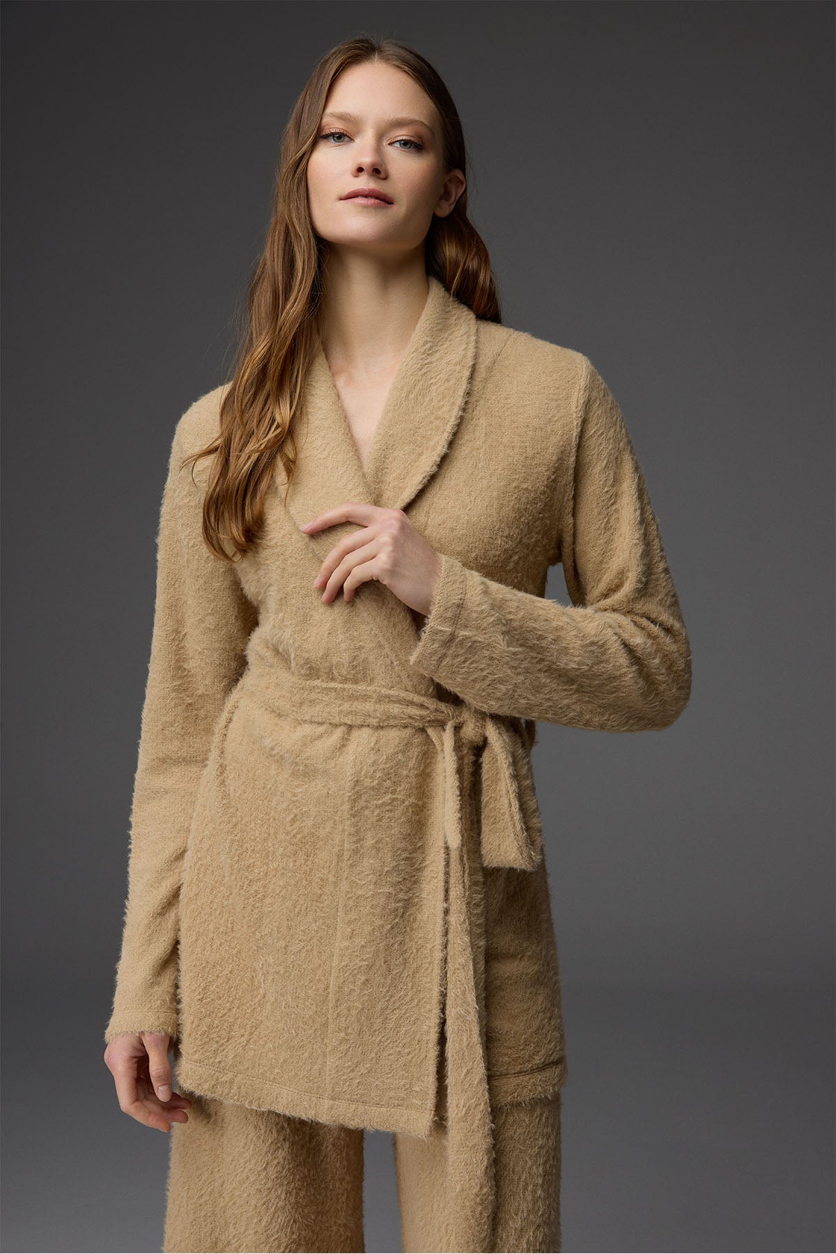 Velours de Miel Ambré - Ensemble 2 Pcs- Douceur enveloppante et chaleur ambrée