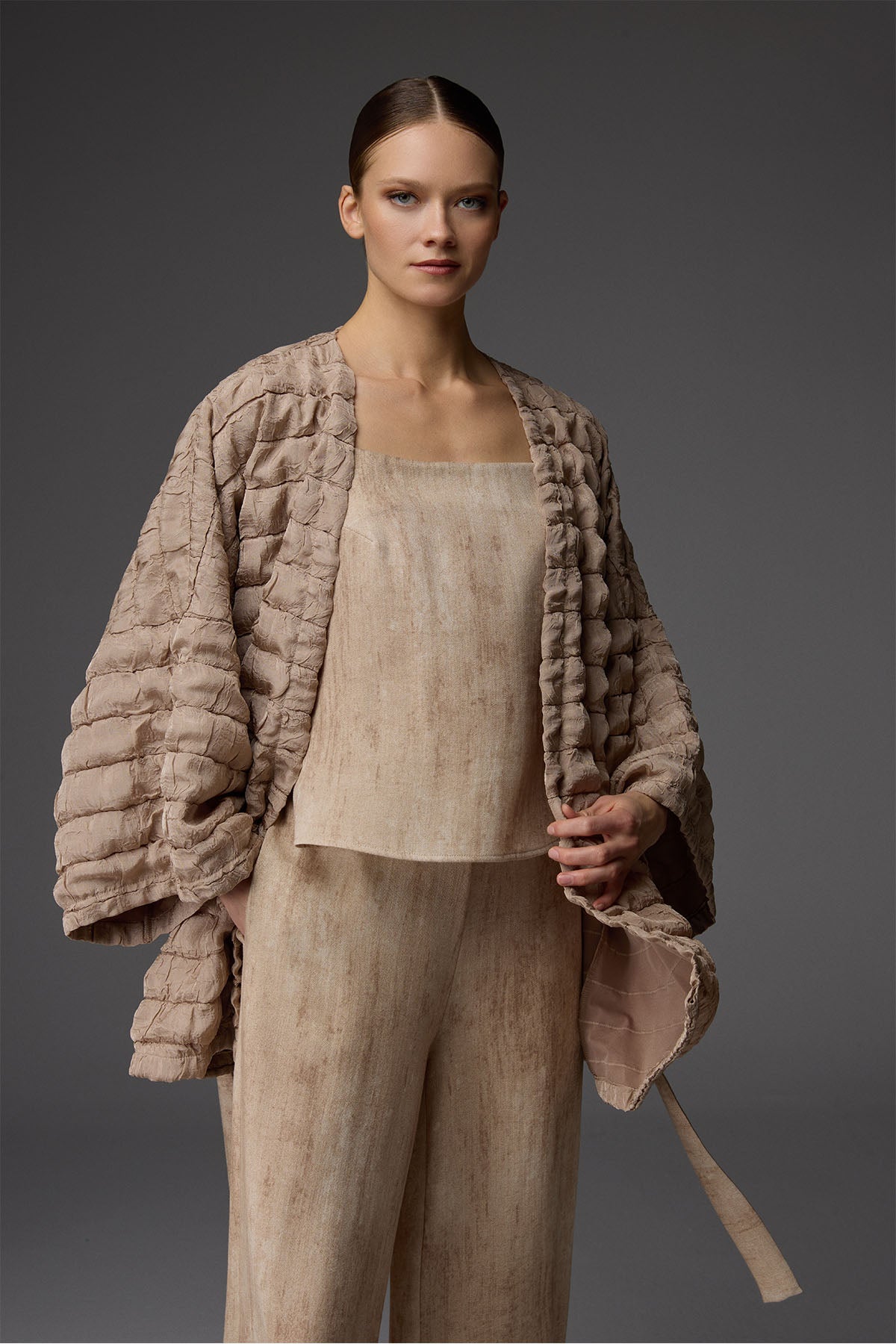 Essence de Bois Vanillé - Ensemble 3 Pcs -Tendresse texturéeet élégance poétique