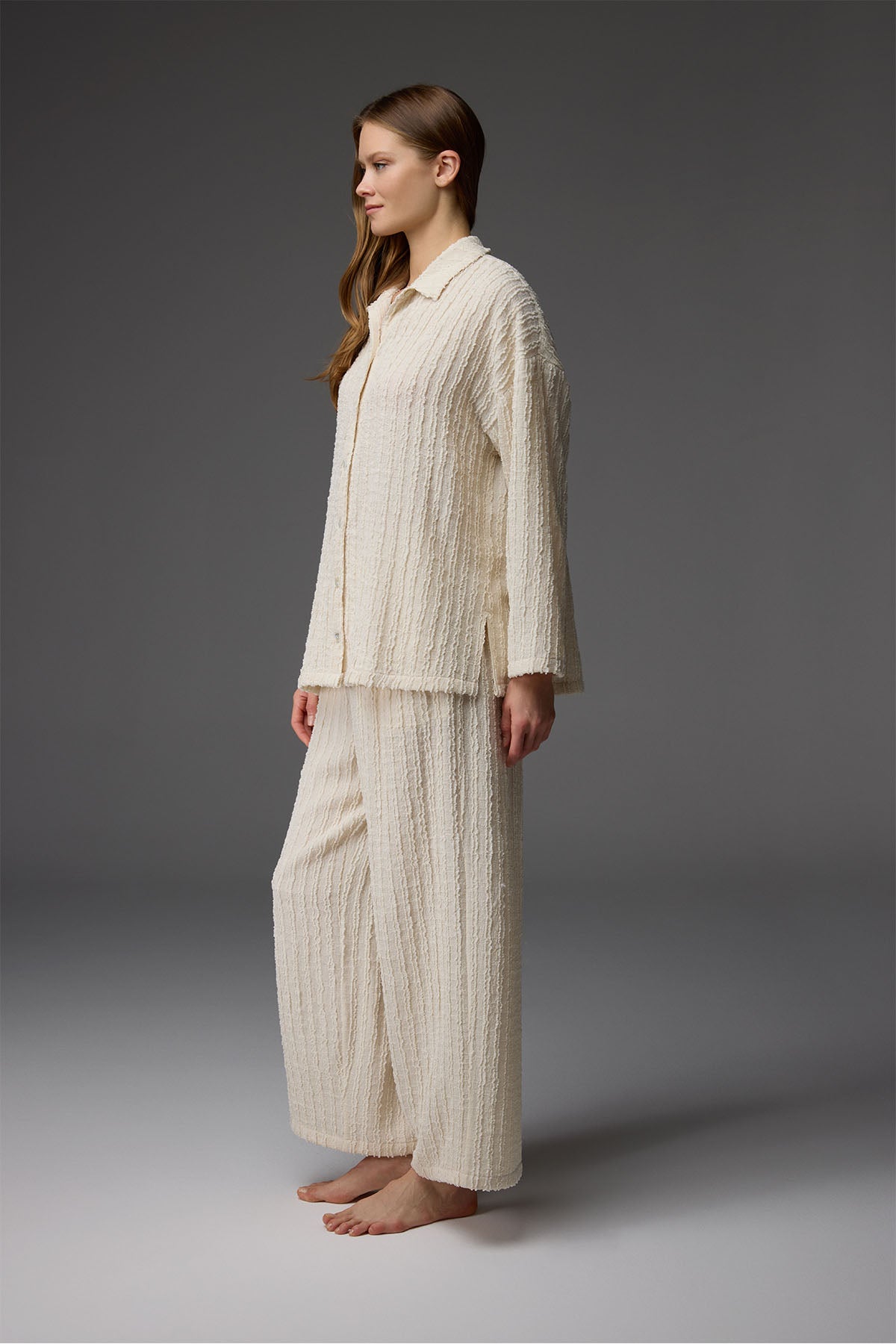 Voile de Fleur Blanche - Ensemble 2 Pcs - Raffinement épurée et délicatesse fraîche