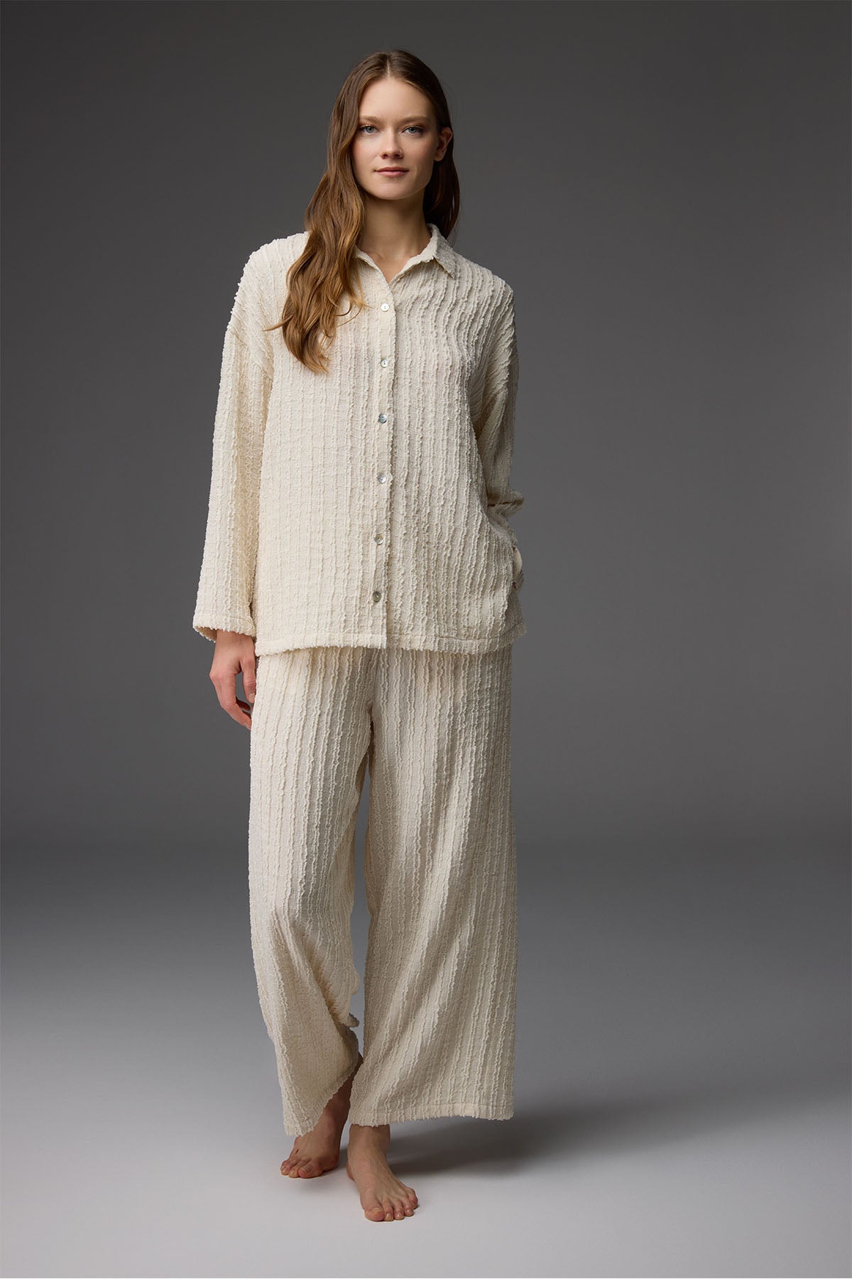 Voile de Fleur Blanche - Ensemble 2 Pcs - Raffinement épurée et délicatesse fraîche