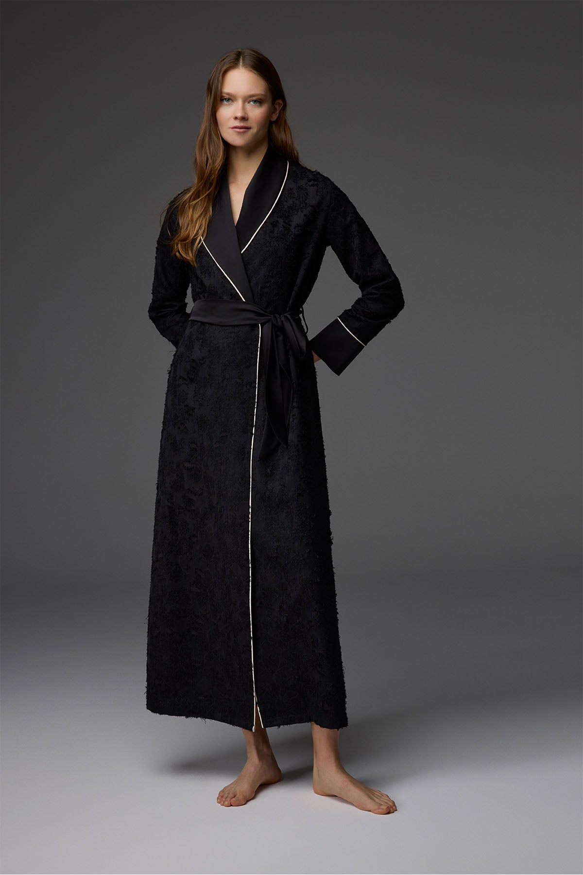 Nuit d’Ambre Noire - Ensemble 2 Pcs -Sensualité enveloppée et Élégance nocturne