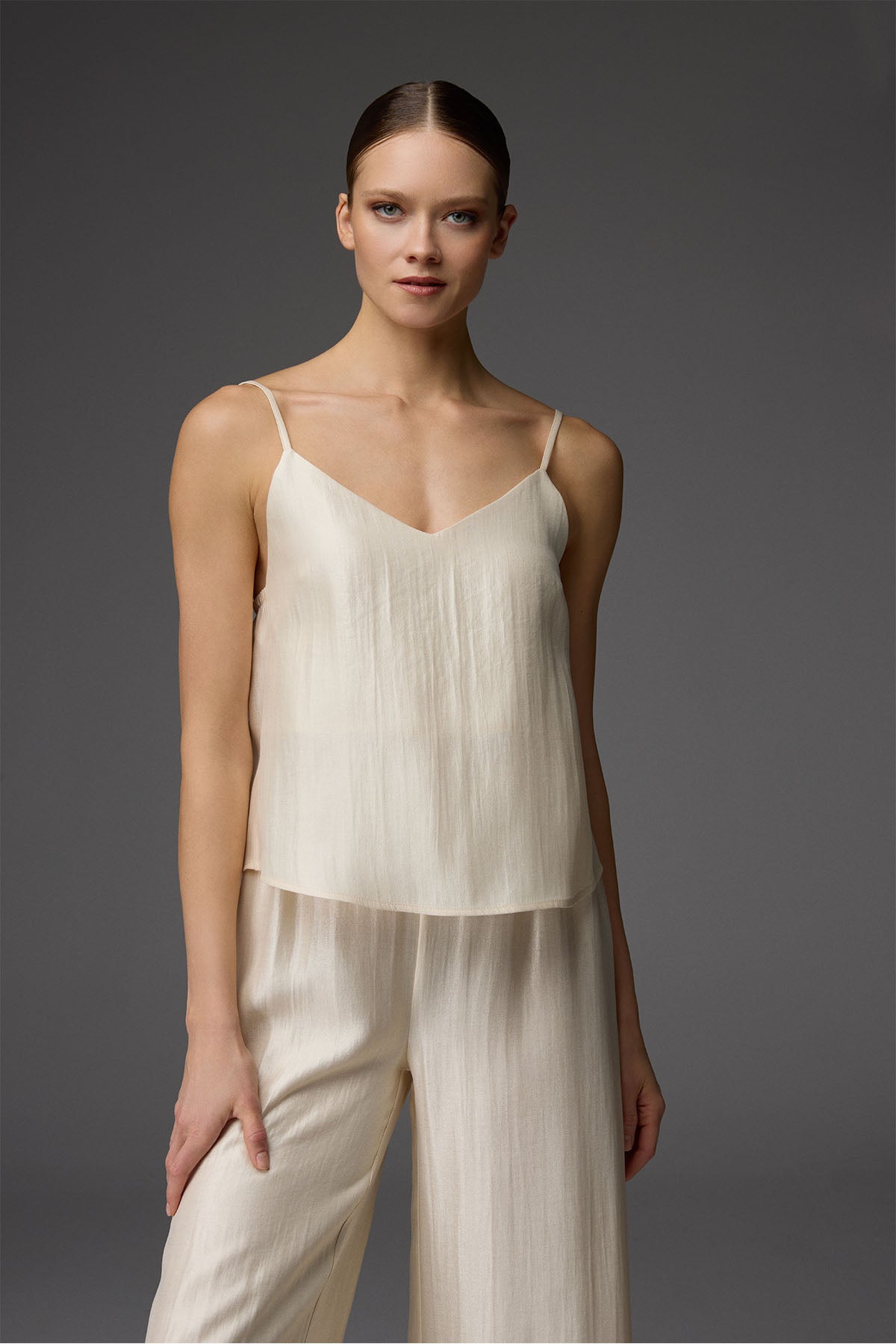 Voile d’Ambre Blanc - Ensemble 3 Pcs -Pureté enveloppante et élégance intemporelle