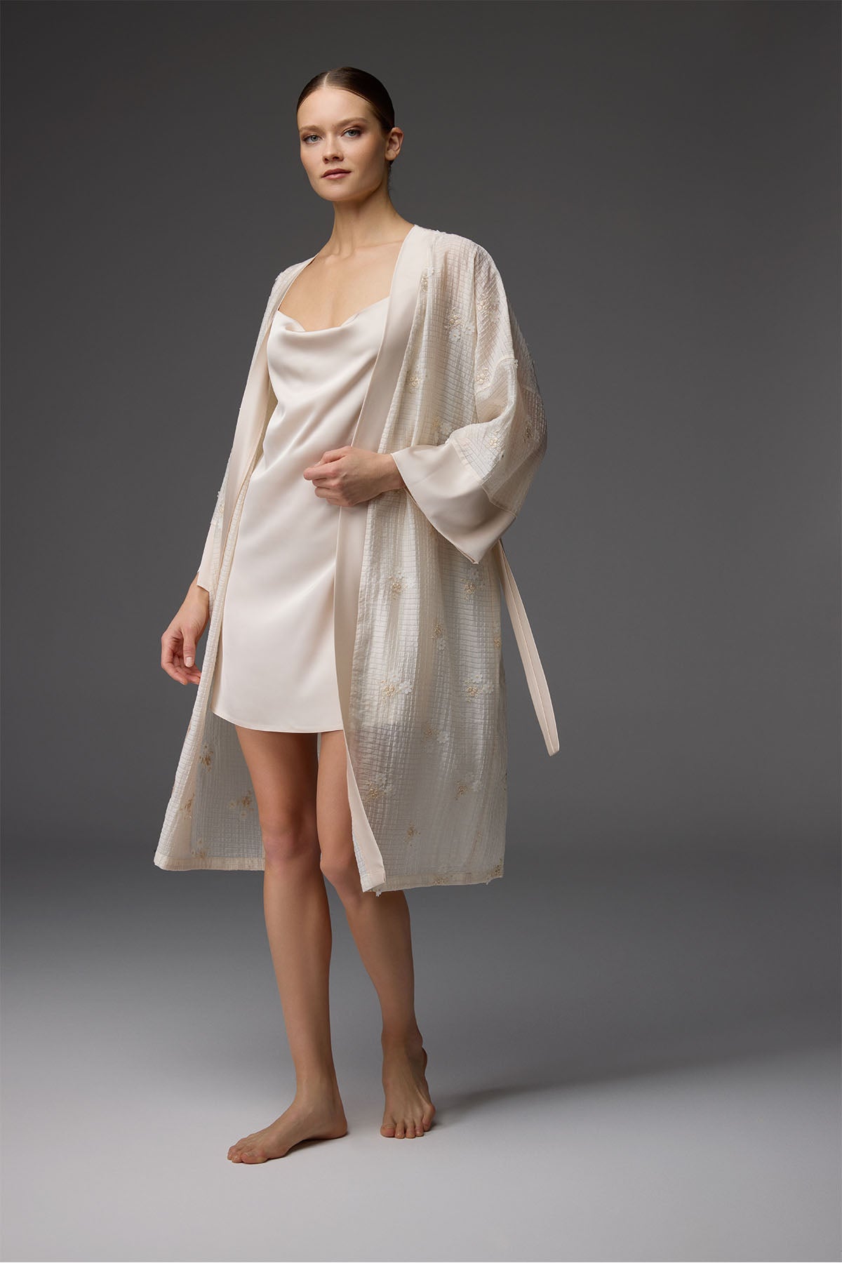 Voile de Santal Irisé - Ensemble 6 Pcs - Sobriété luxueuse et raffinement envoûtant