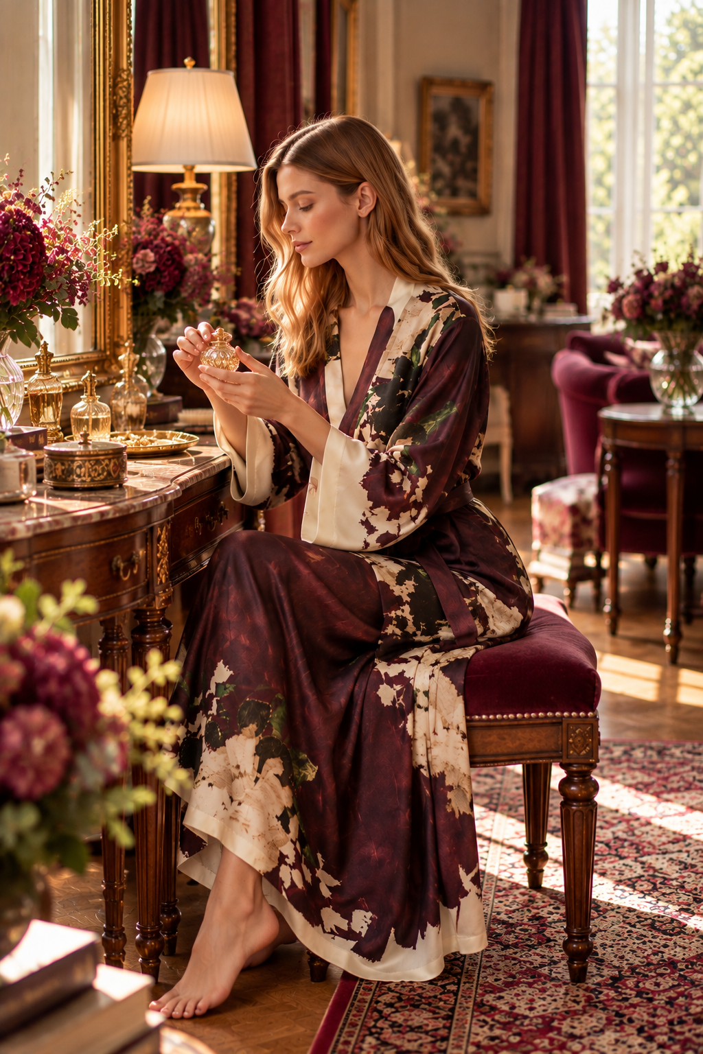 Le Boudoir de Prune – Ensemble 2 Pcs – Élégance florale et sensualité raffinée