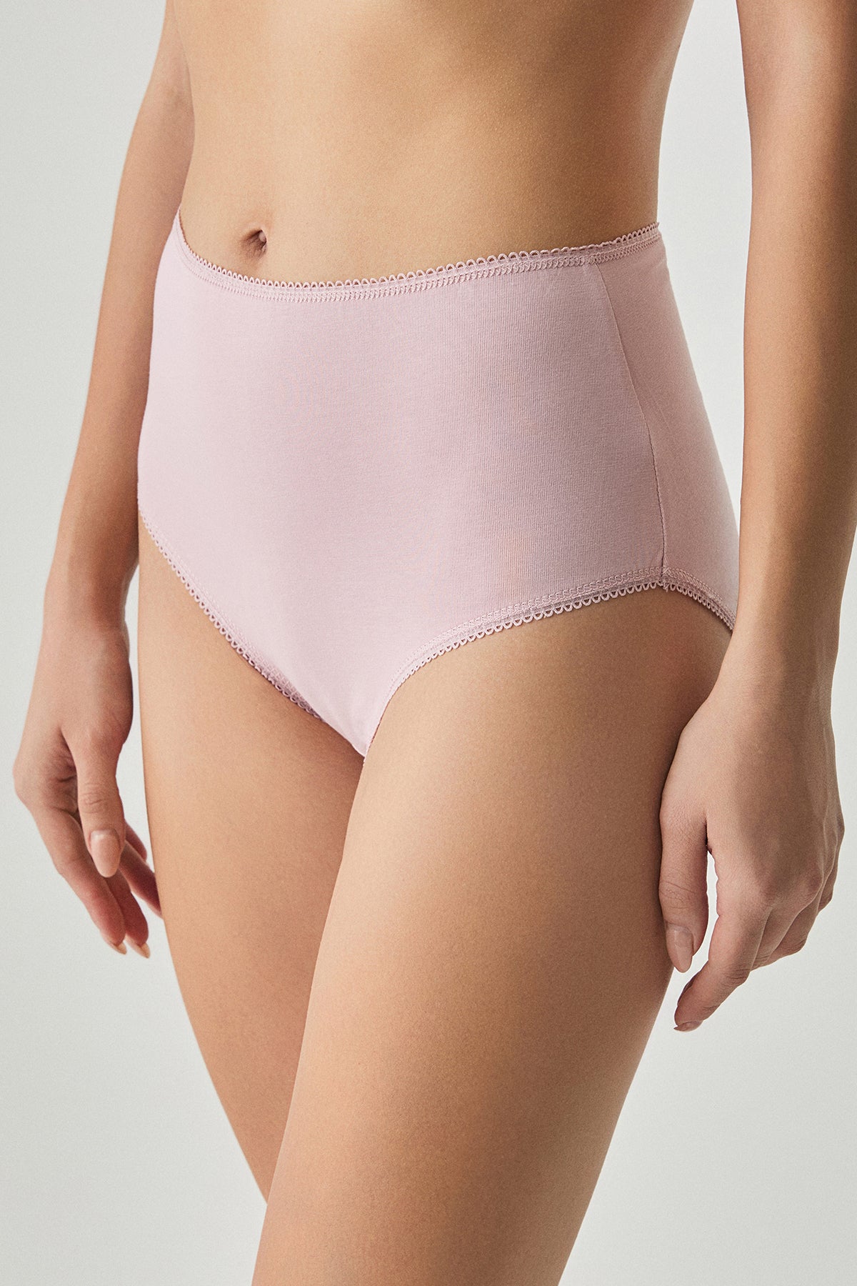 Caresse de Coton - Set de 5 culottes hautes - Douceur enveloppante et confort absolu