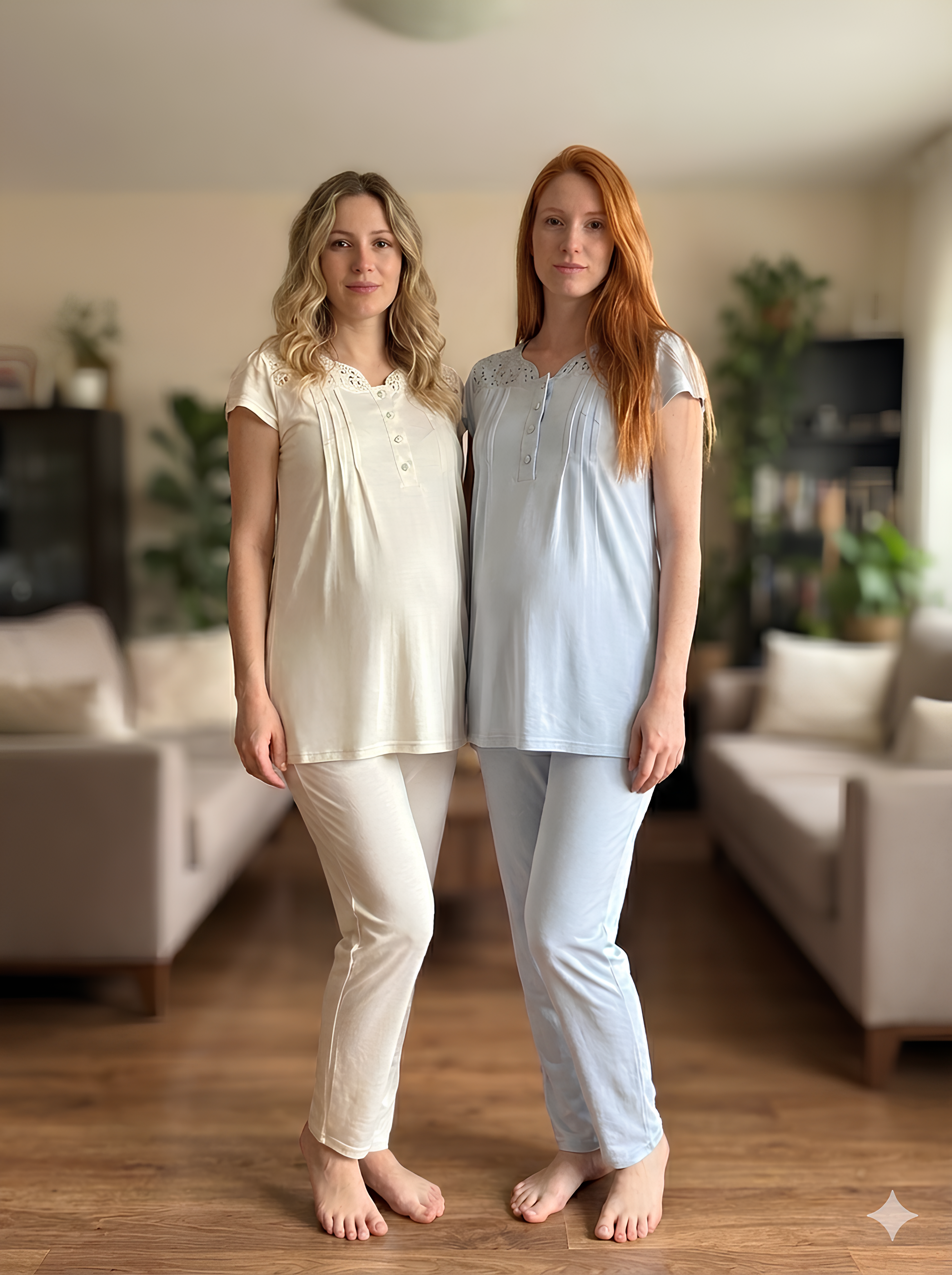 Éclat Maternel - Ensemble 3 Pcs - Douceur lumineuse et grâce enveloppante