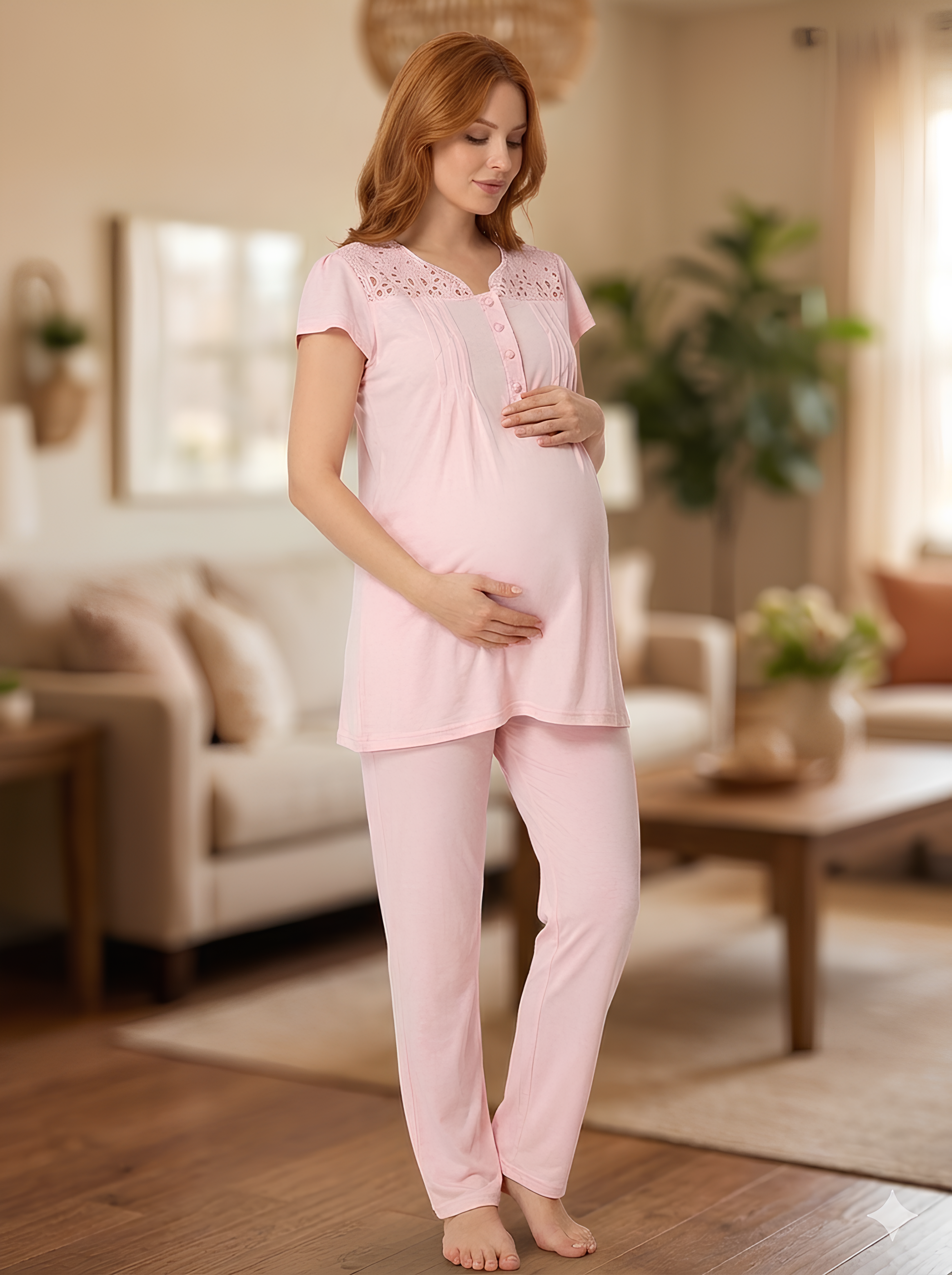 Éclat Maternel - Ensemble 3 Pcs - Douceur lumineuse et grâce enveloppante