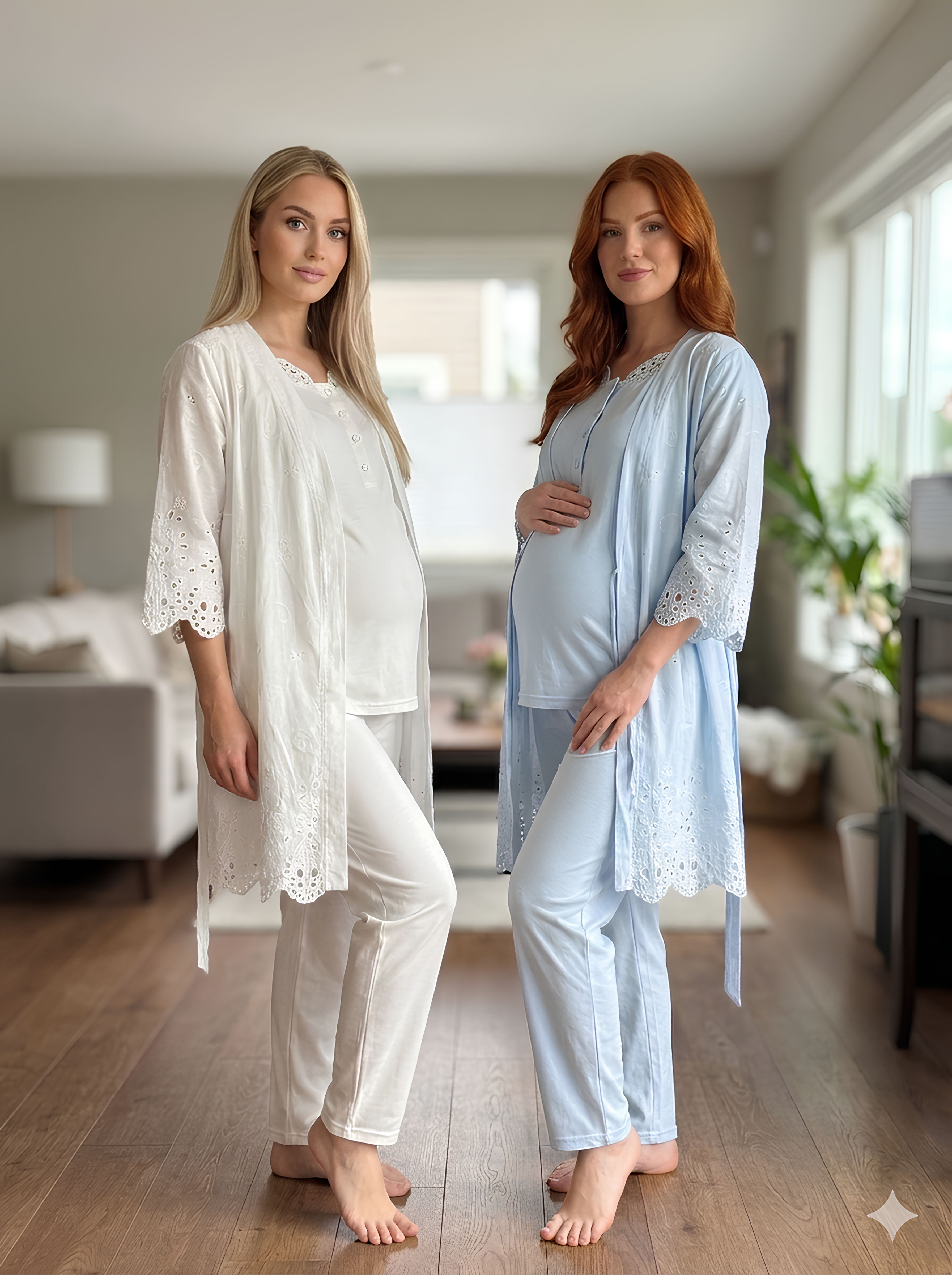 Éclat Maternel - Ensemble 3 Pcs - Douceur lumineuse et grâce enveloppante