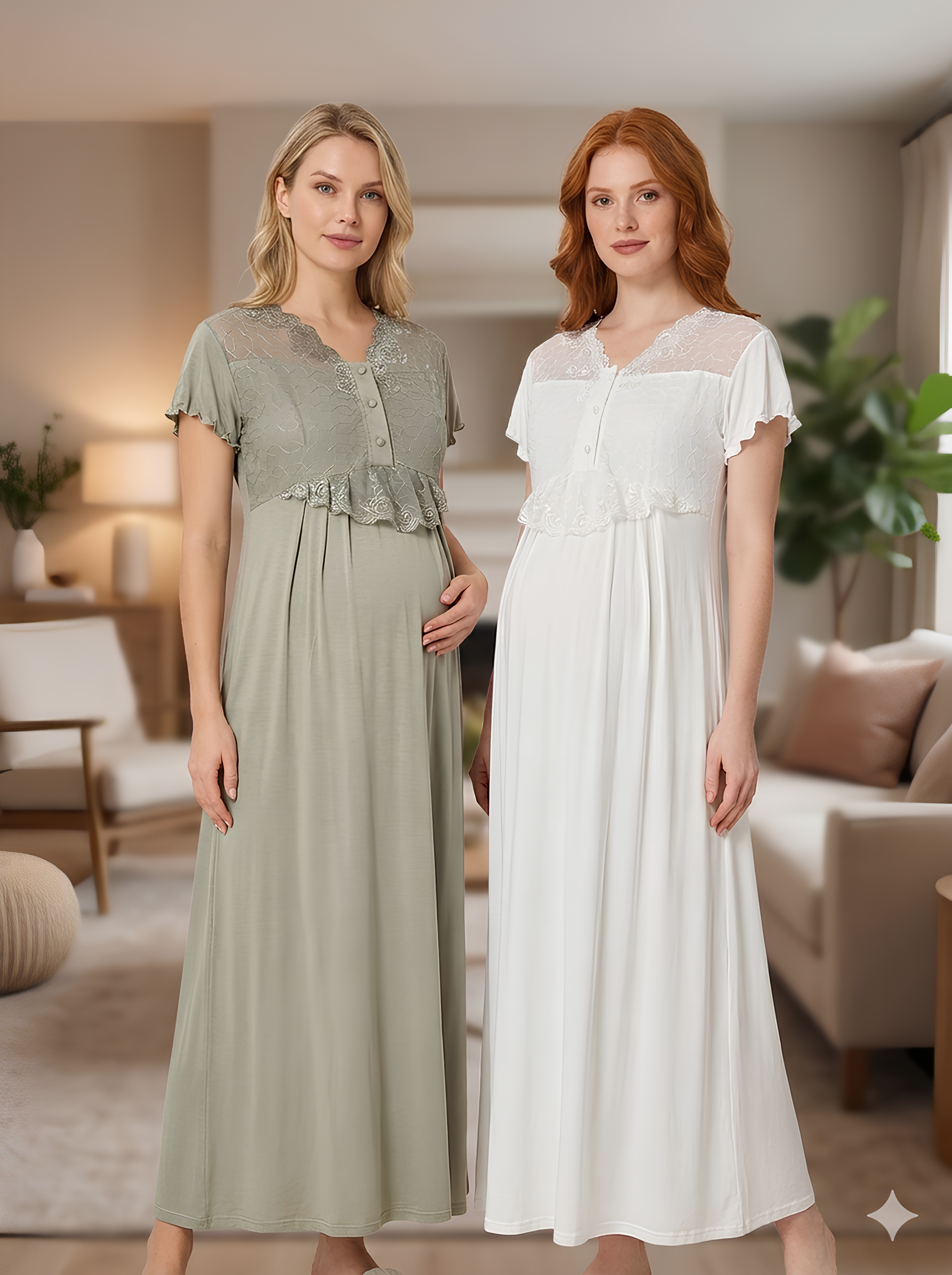 Instant Précieux - Ensemble 2 Pcs - Délicatesse intemporelle et élégance raffinée