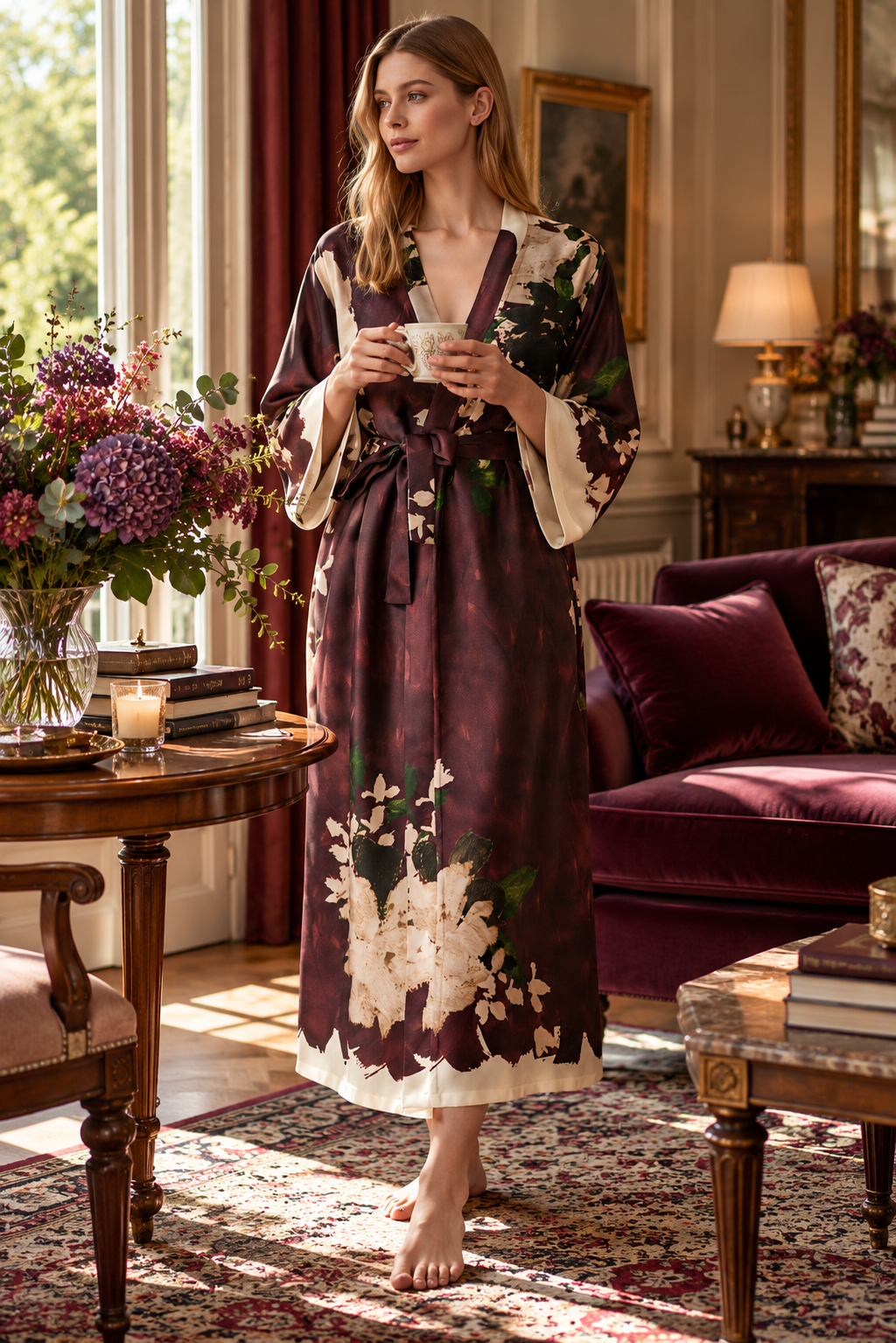 Le Boudoir de Prune – Ensemble 2 Pcs – Élégance florale et sensualité raffinée