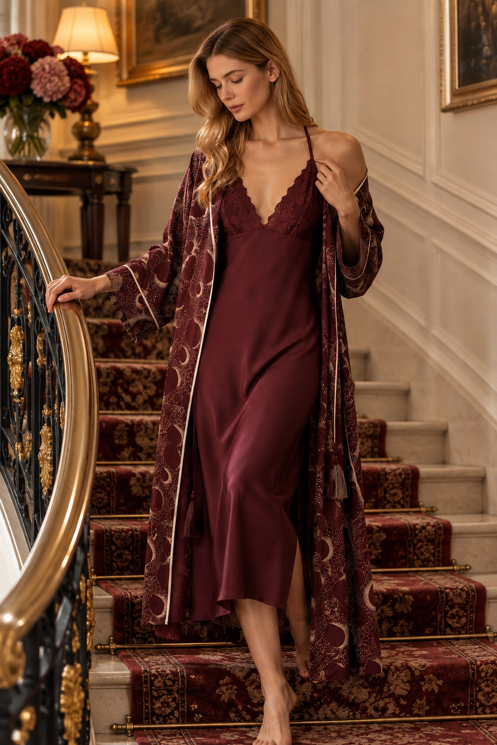 La Suite de Rubis - Ensemble 2 Pcs - Elégance profonde et raffinement intemporel