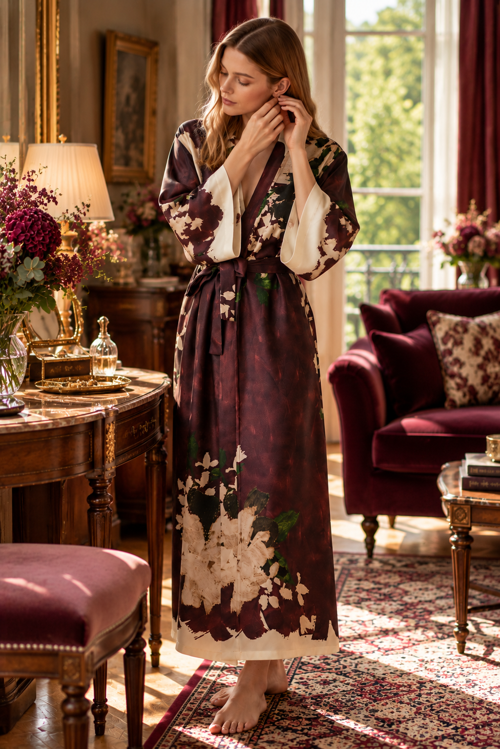 Le Boudoir de Prune – Ensemble 2 Pcs – Élégance florale et sensualité raffinée