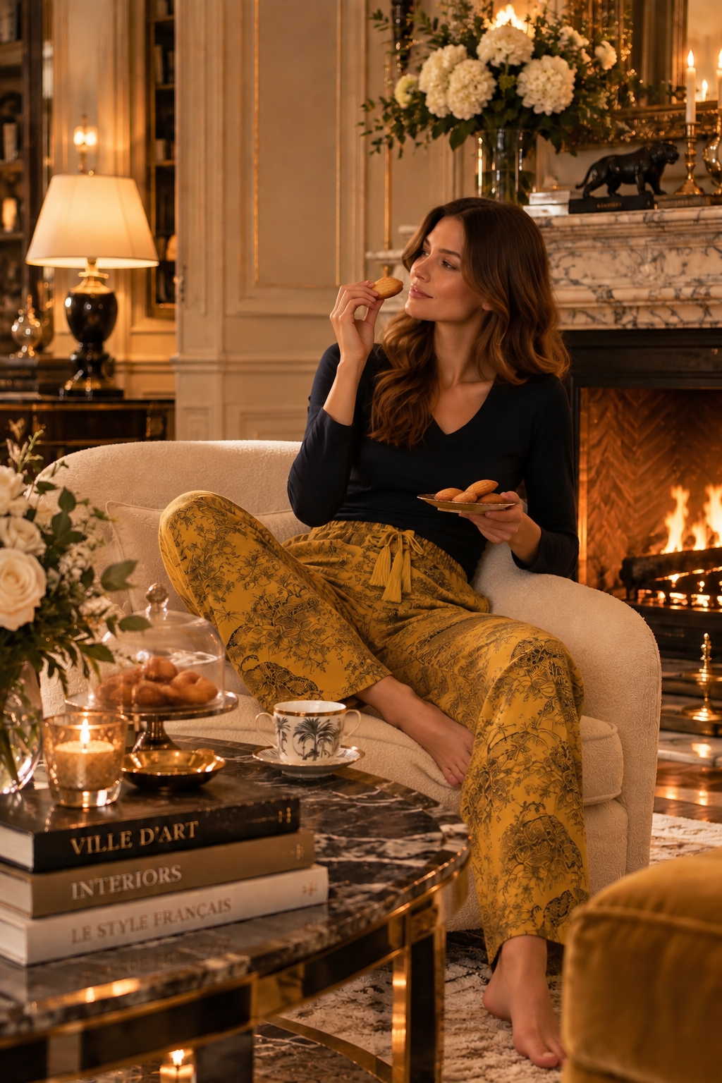 Le Salon Safran - Ensemble 2 Pcs - Chaleur dorée et fluidité décontractée