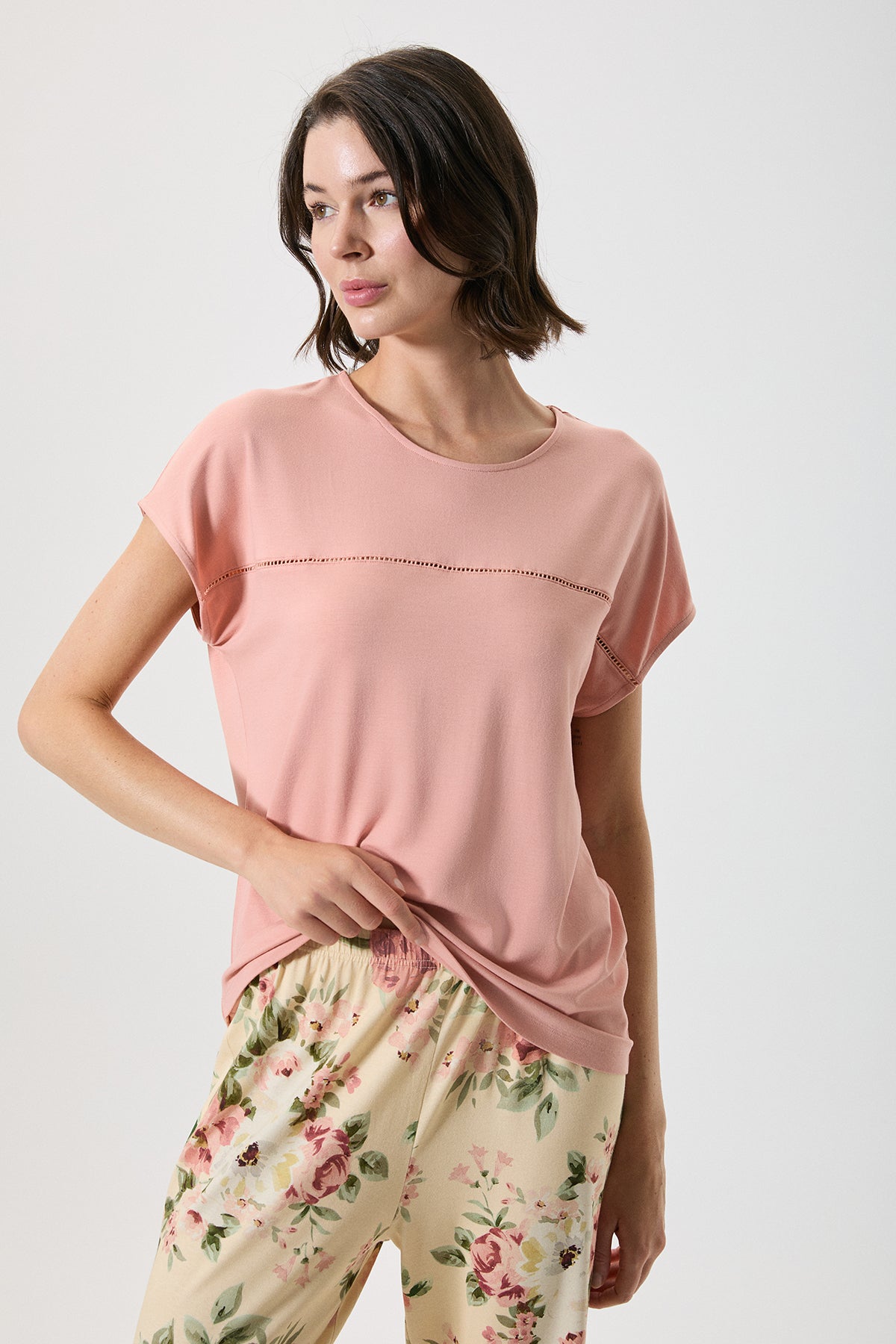 Éveil Rosé - Ensemble 2 Pcs - Douceur matinale et fraîcheur florale