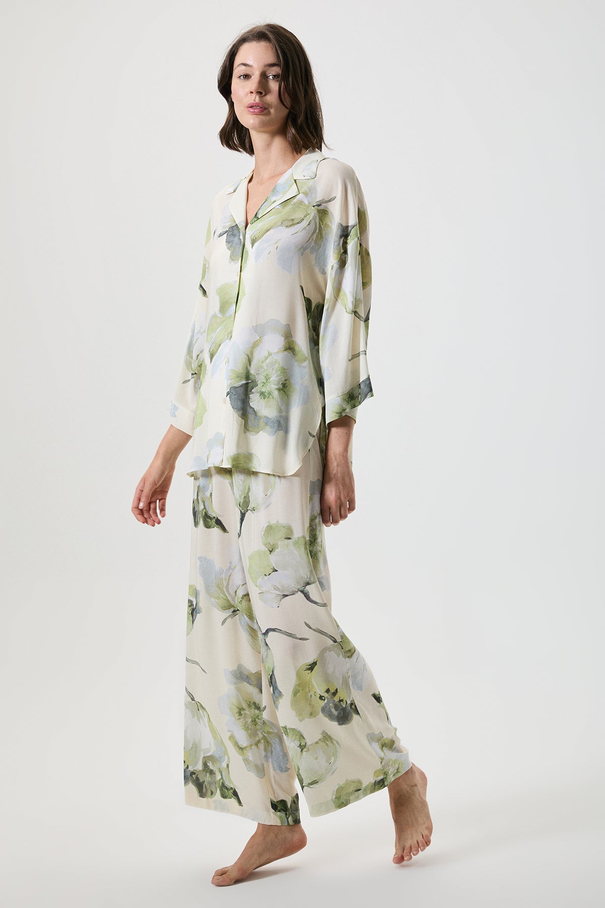 Harmonie Silencieuse - Ensemble 2 Pcs - Douceur contemplative et sérénité florale