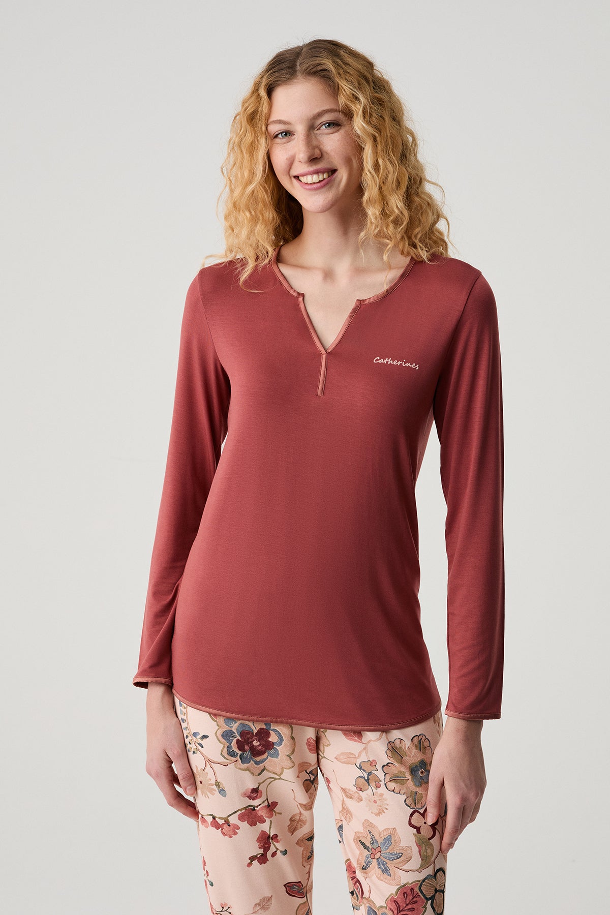 Le Jardin d’Hiver de Camélia - Pyjama 2 Pcs - Romantisme précieux et poésie florale
