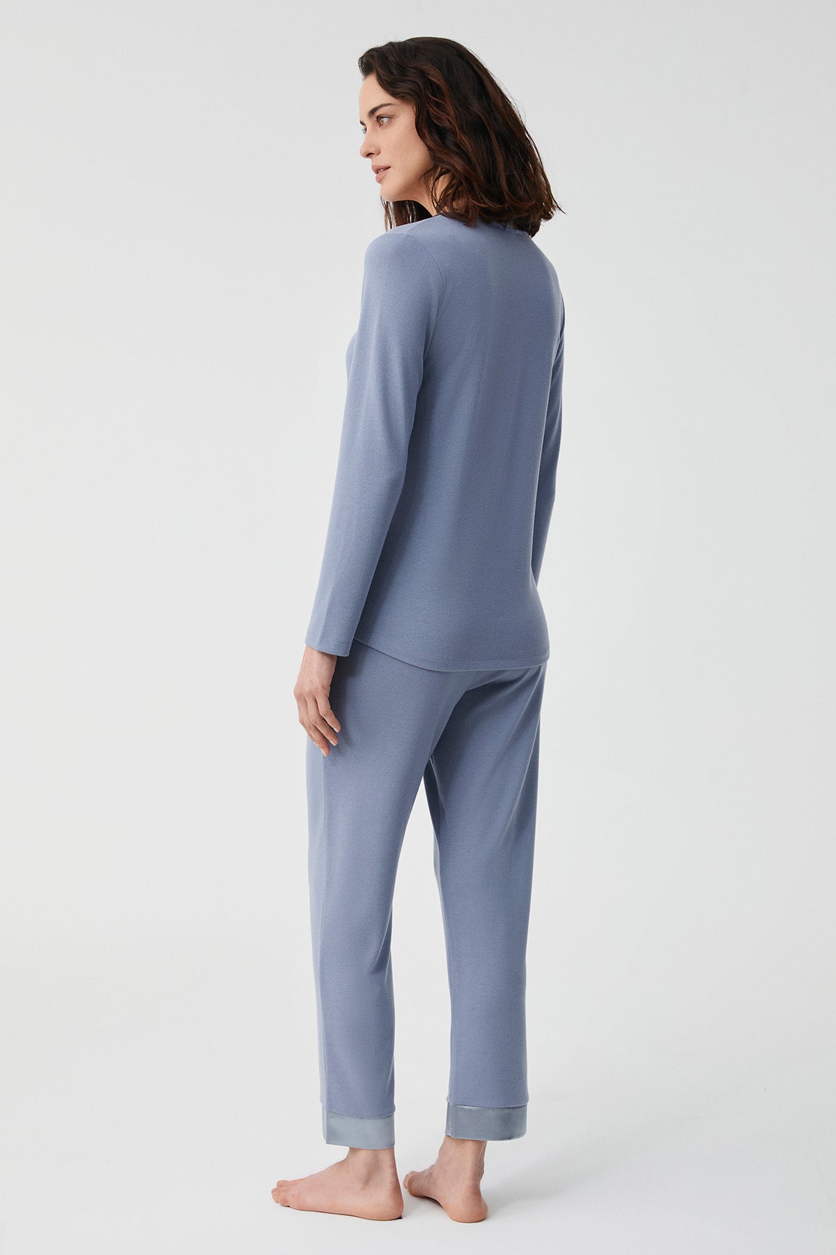 Lueur d’Hortensia - Pyjama 2 Pcs - Harmonie bleutée et apaisante