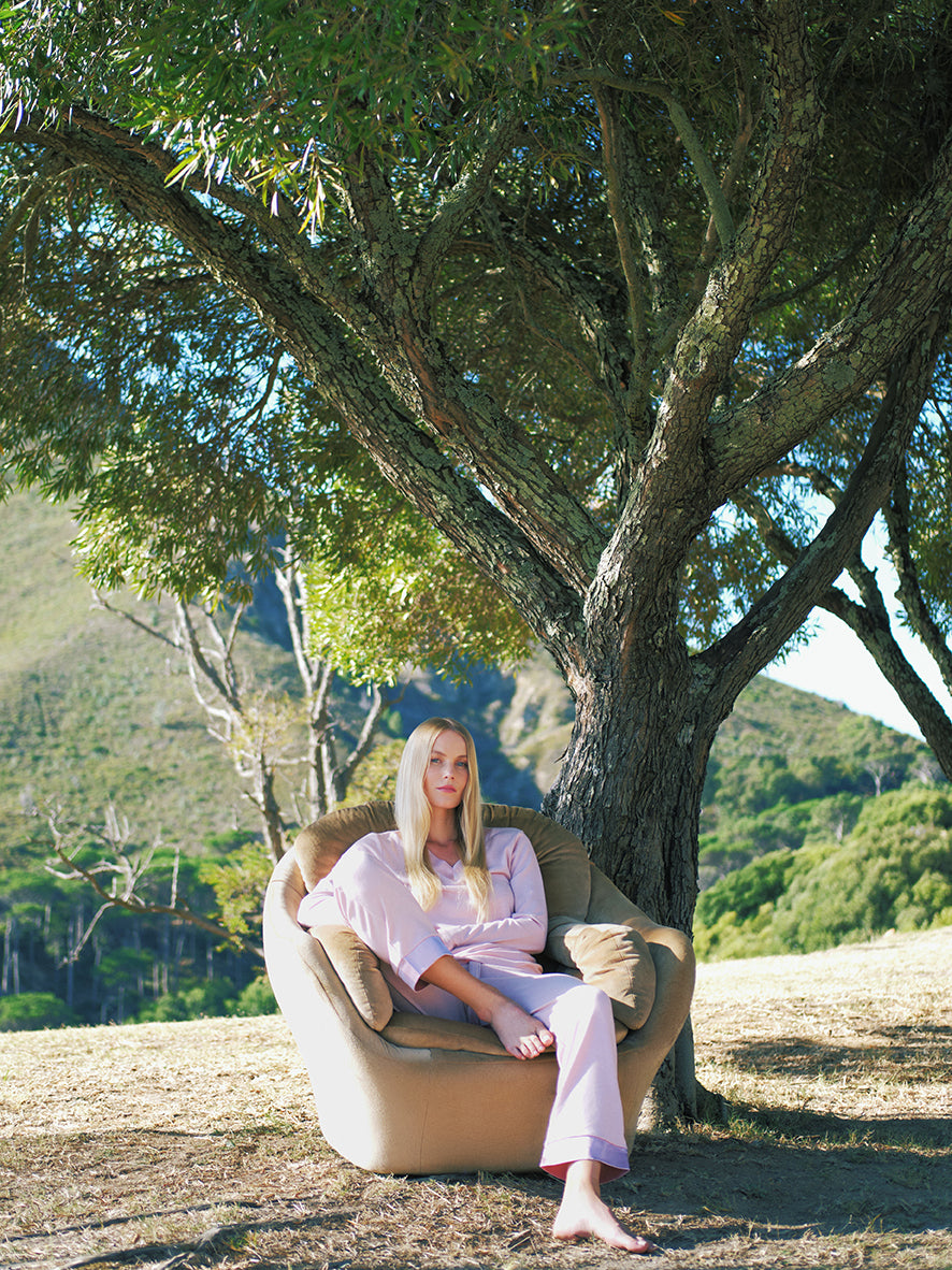 Pivoine Rosée - Pyjama 2 Pcs - Tendresse poétique et romance lumineuse