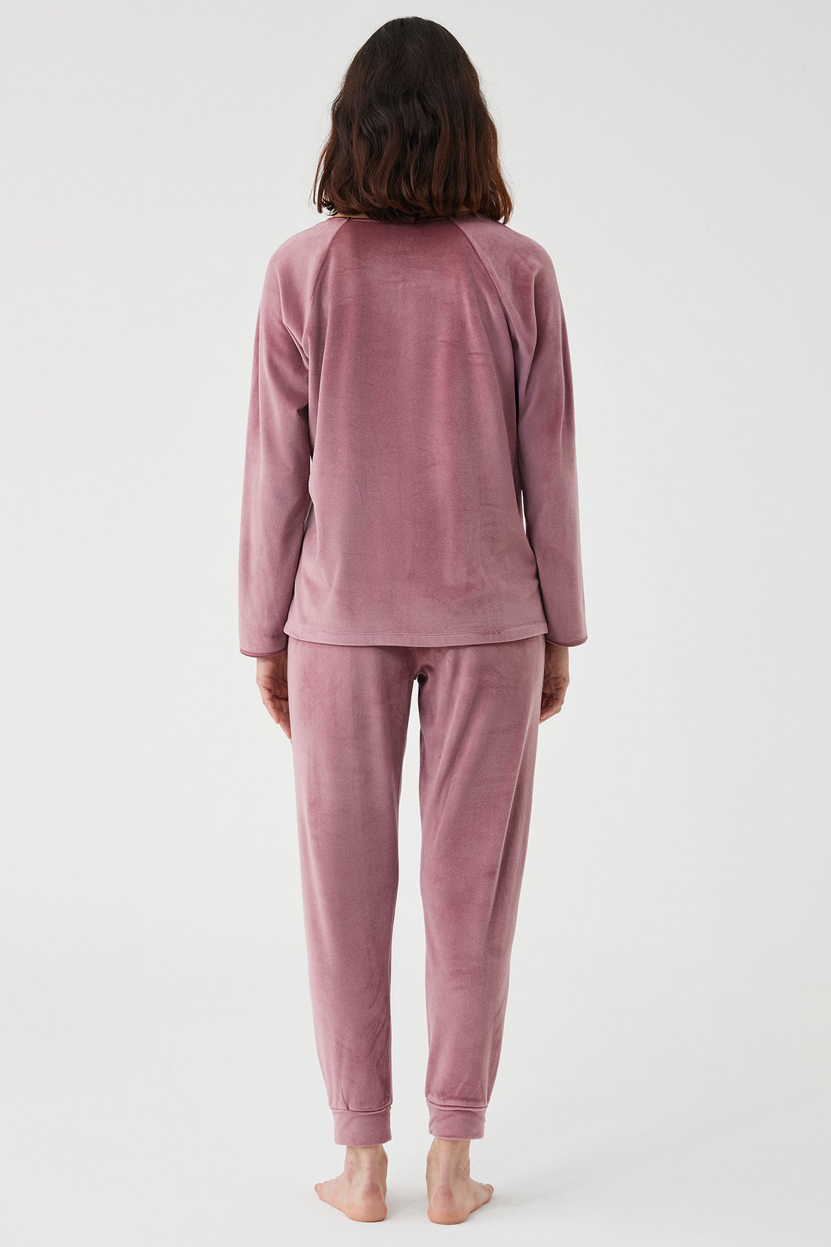 Dahlia Velours Rosé – Ensemble 2 Pcs - Doux chaleureux et raffiné confortable