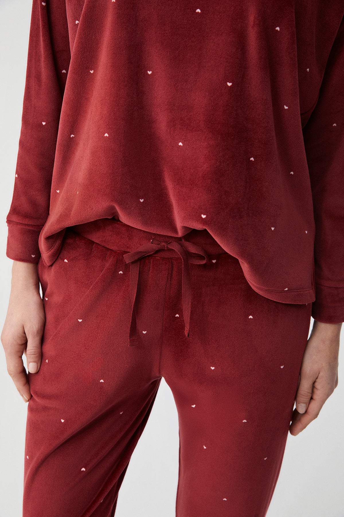 Camélia Pourpre Étoilé - Ensemble 2 Pcs - Élégant brillant et cosy distingué