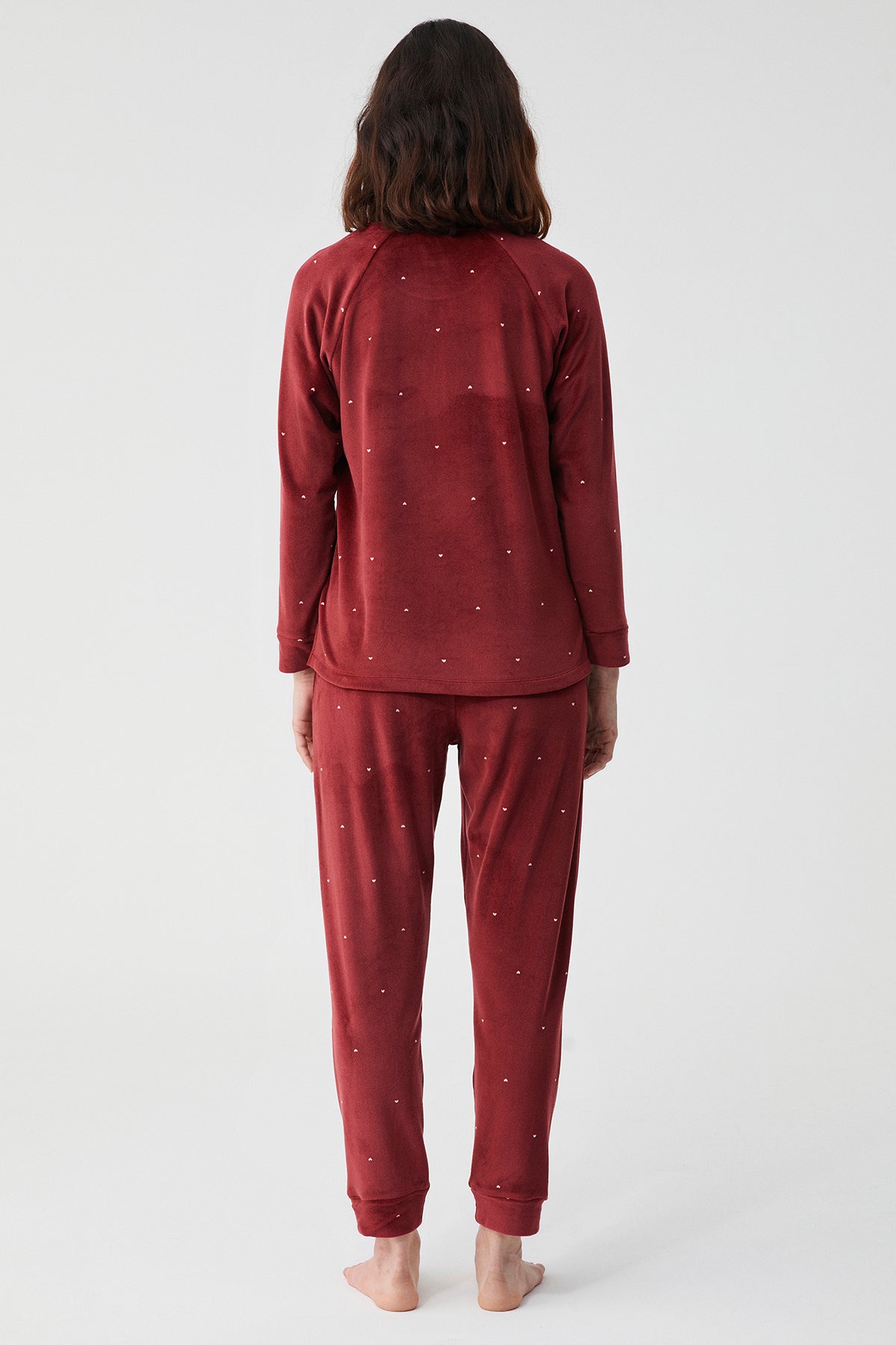 Camélia Pourpre Étoilé - Ensemble 2 Pcs - Élégant brillant et cosy distingué