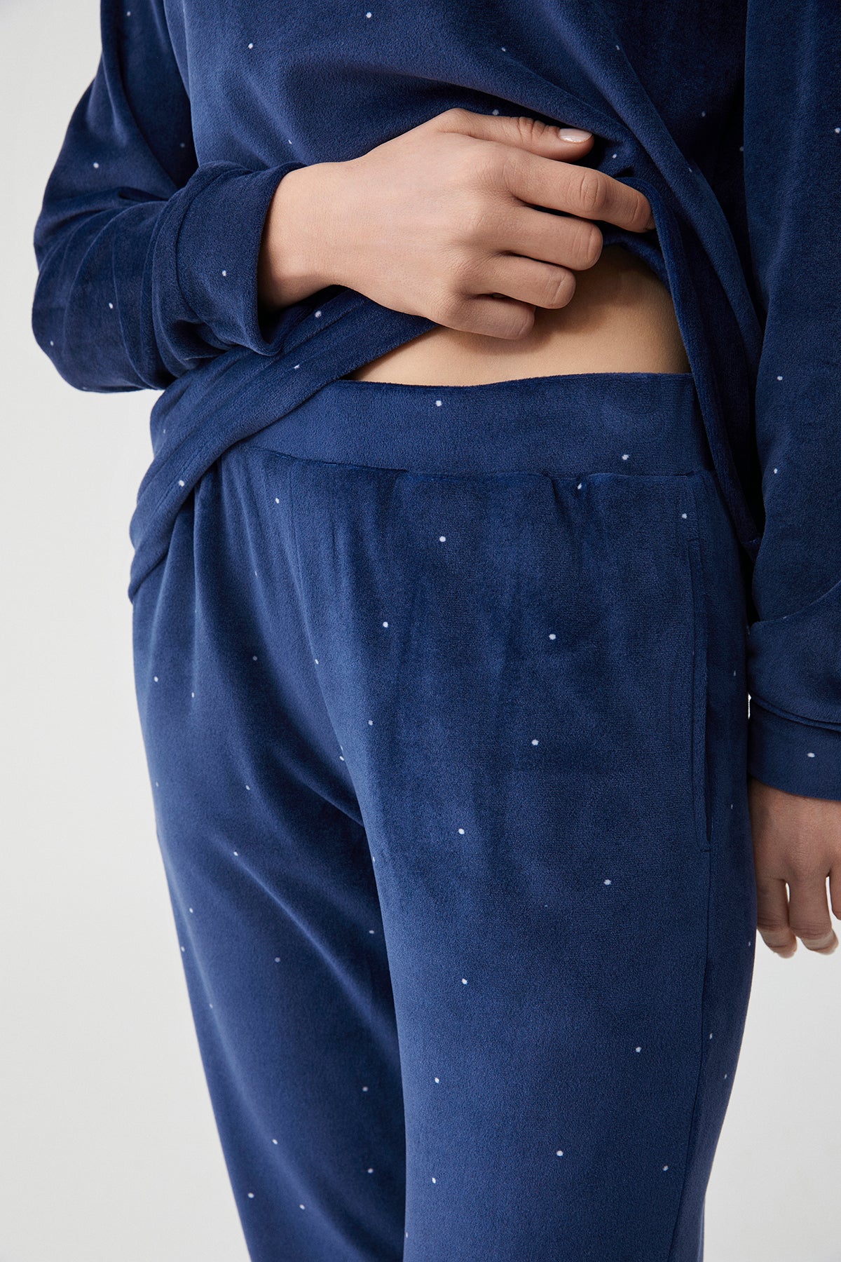 Étoile de Myosotis - Ensemble 2 Pcs - Élégance veloutée et confort constellé