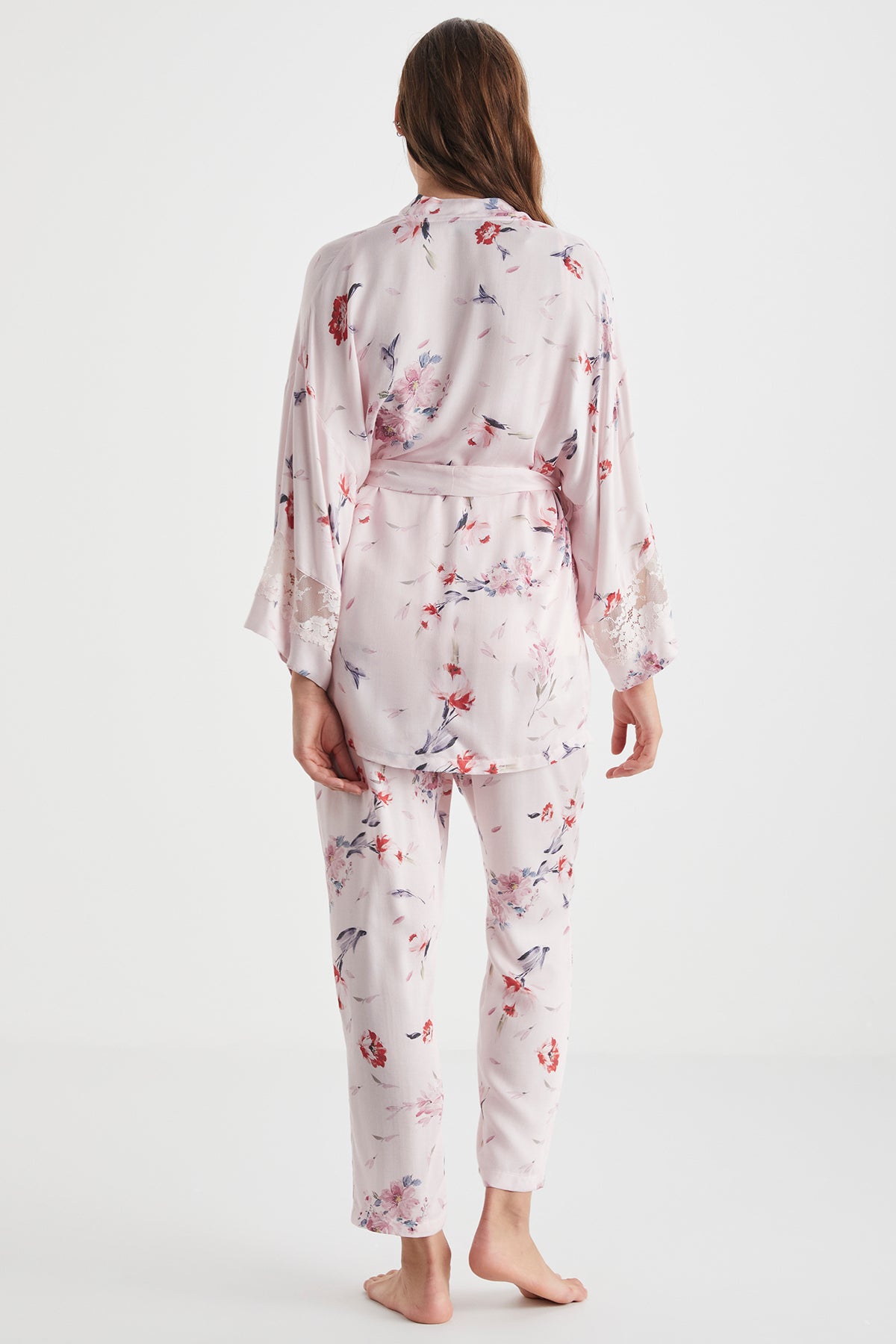 Fraîche Élégance – Ensemble 3 pcs en fleurs - Poésie douce et raffinement poudré