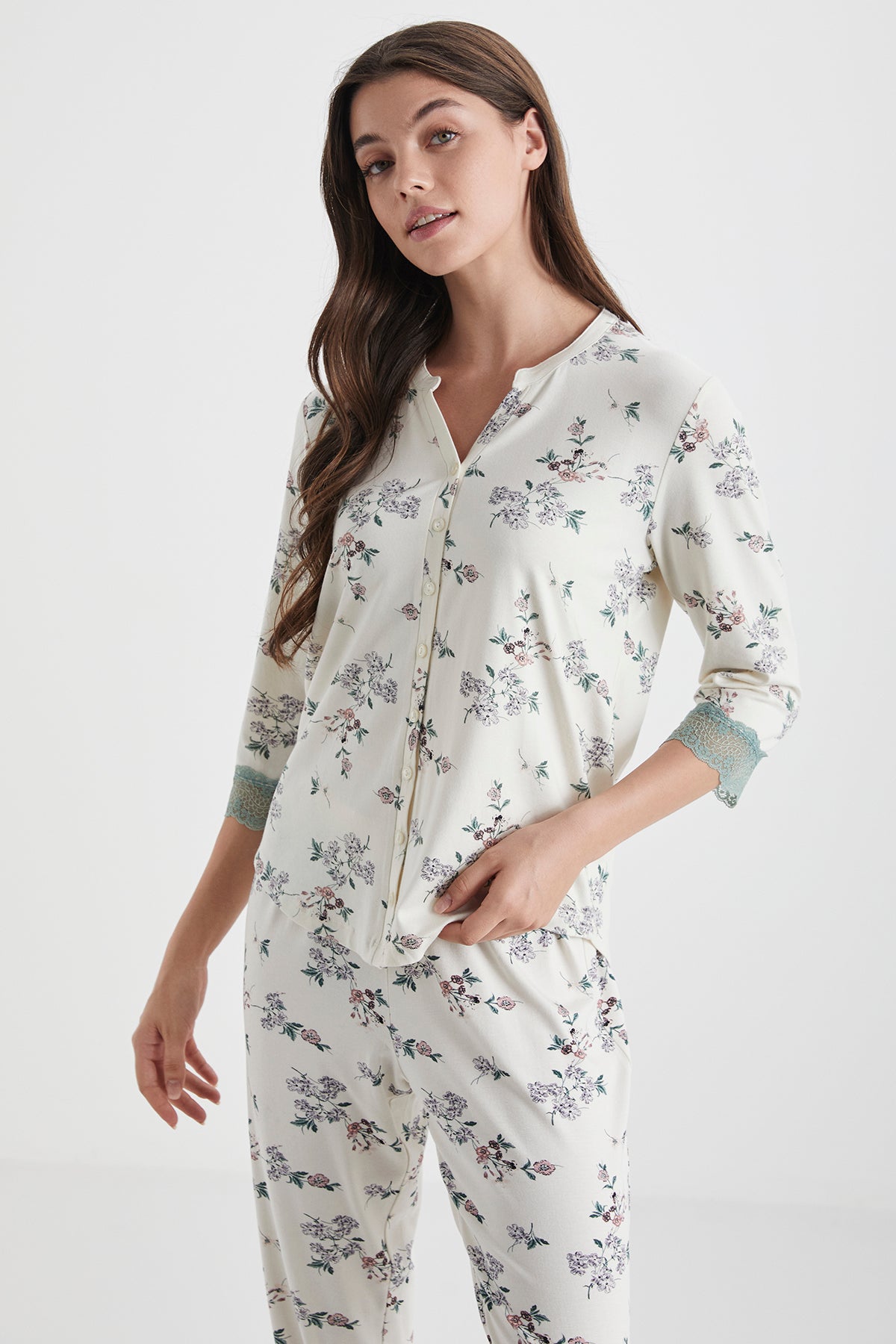 Nuage de Fleurs - Emsemble 2Pcs -Simplicité élégante et douceur mousseuse