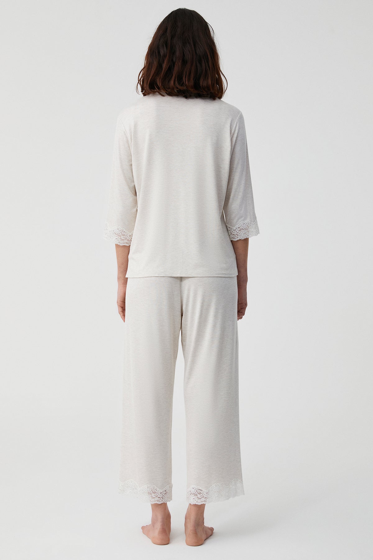 Magnolia Ivoire - Pyjama 2 Pcs - Élégance douce et féminité suggérée