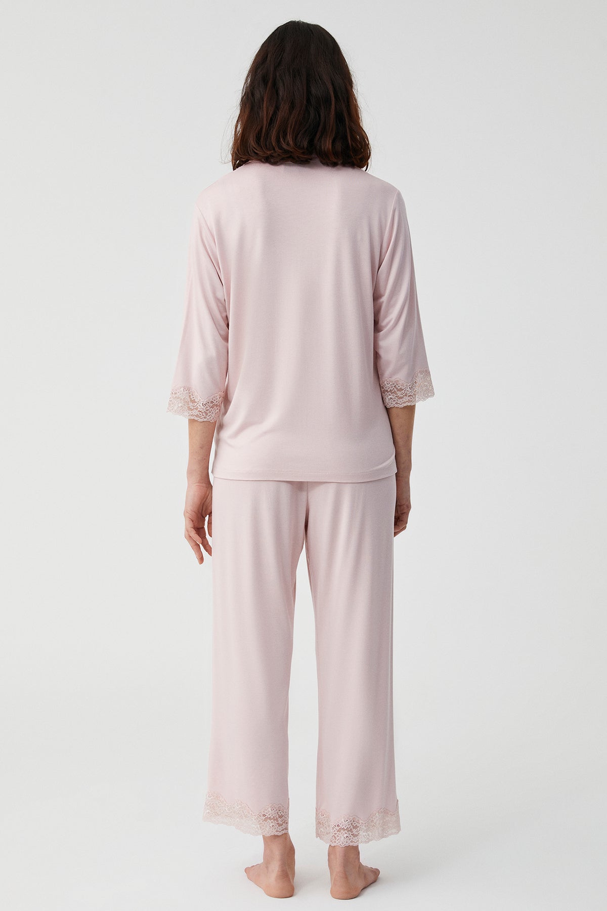 Rose Poudrée - Pyjama 2 Pcs - Douceur enveloppante et élégance poudrée