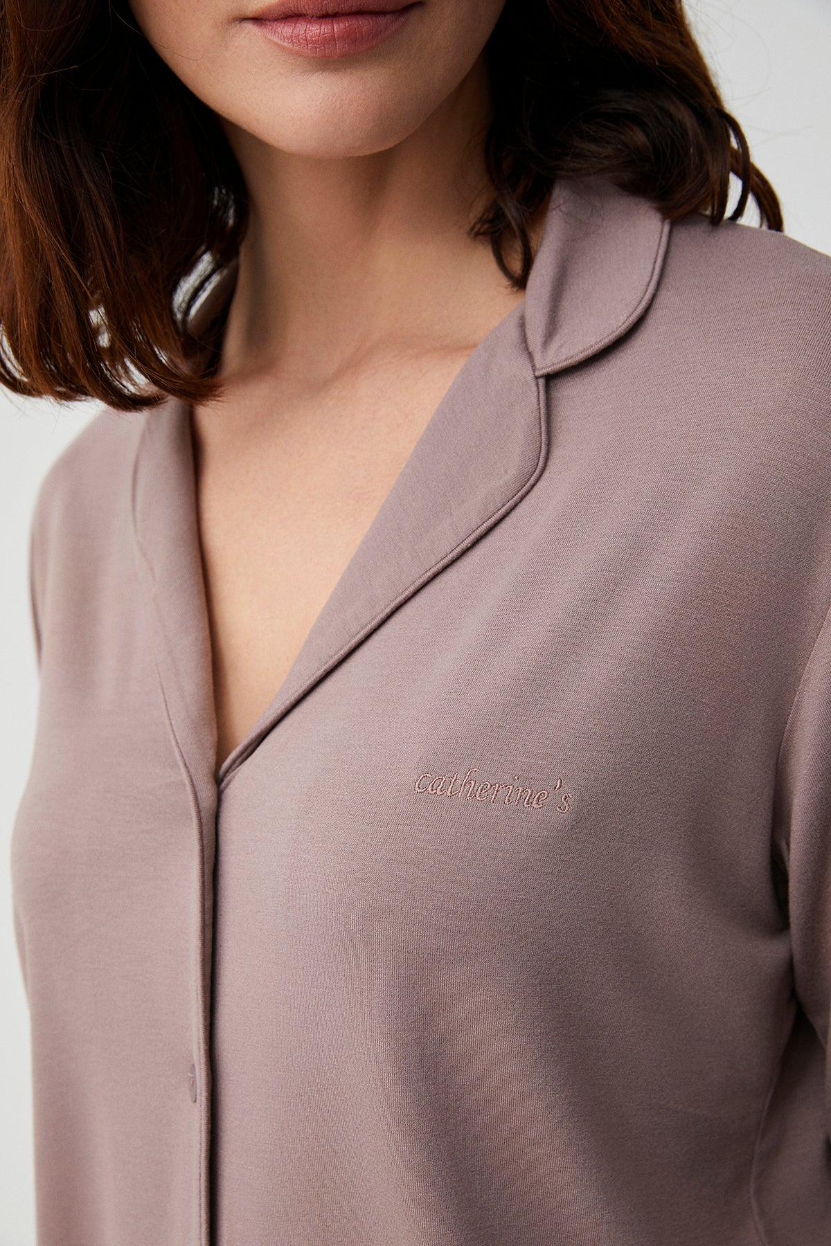 Pivoine Poudrée - Pyjama 2 Pcs - Confort élégant et douceur envoûtante