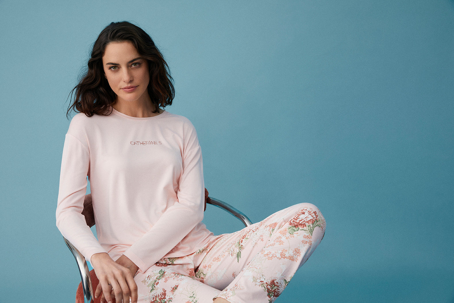 Rose Évanescente - Pyjama 2 Pcs- Grâce aérienne et sensualité feutrée