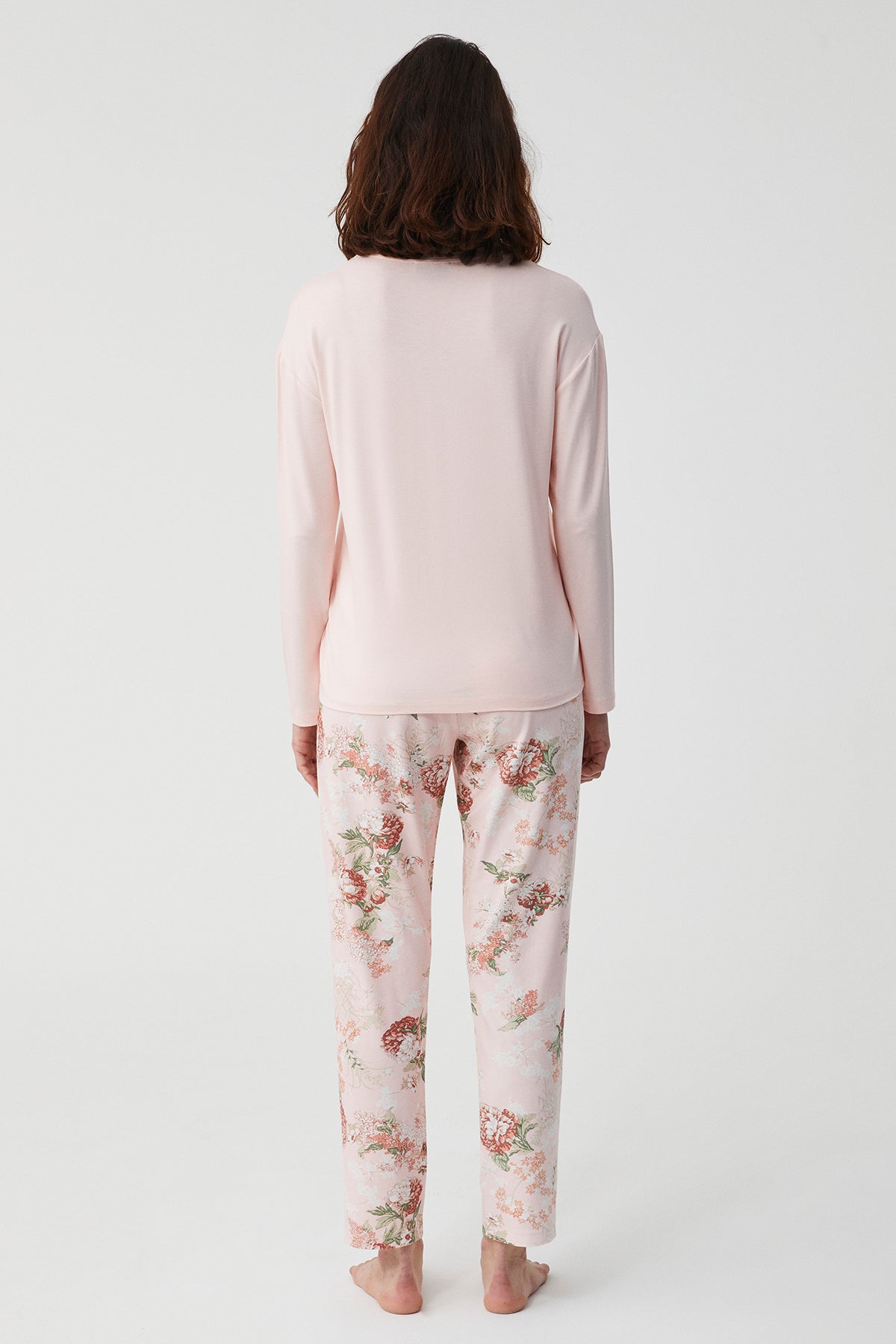 Rose Évanescente - Pyjama 2 Pcs- Grâce aérienne et sensualité feutrée