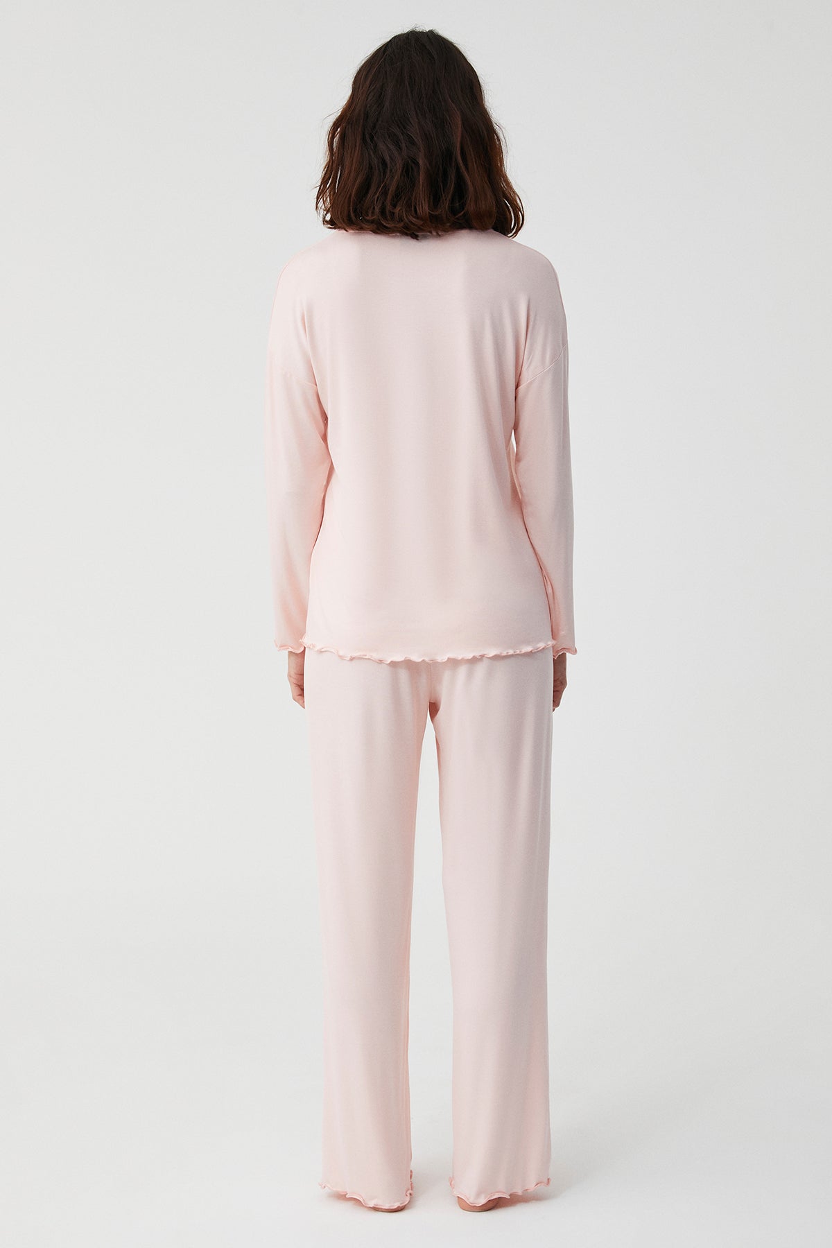 Pivoine de Lune - Pyjama 2 Pcs - Élégance douce et féminité paisible