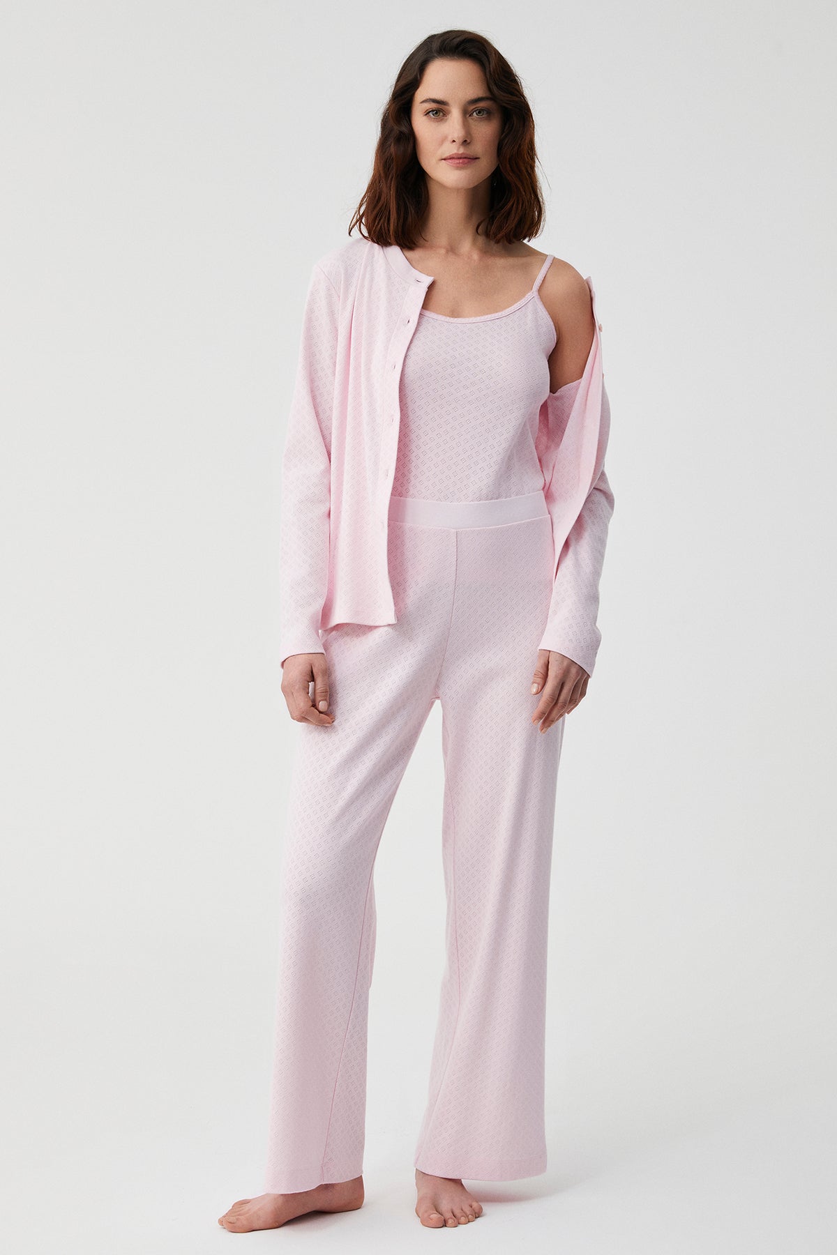 Rose Magnolia - Ensemble 3 Pcs - Douceur poudrée et élégance apaisée