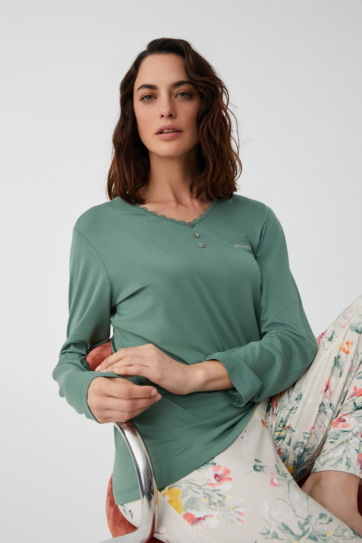 Églantine du Matin- Ensemble 2 Pcs- Fraîcheur tendre et sérénité en fleurs