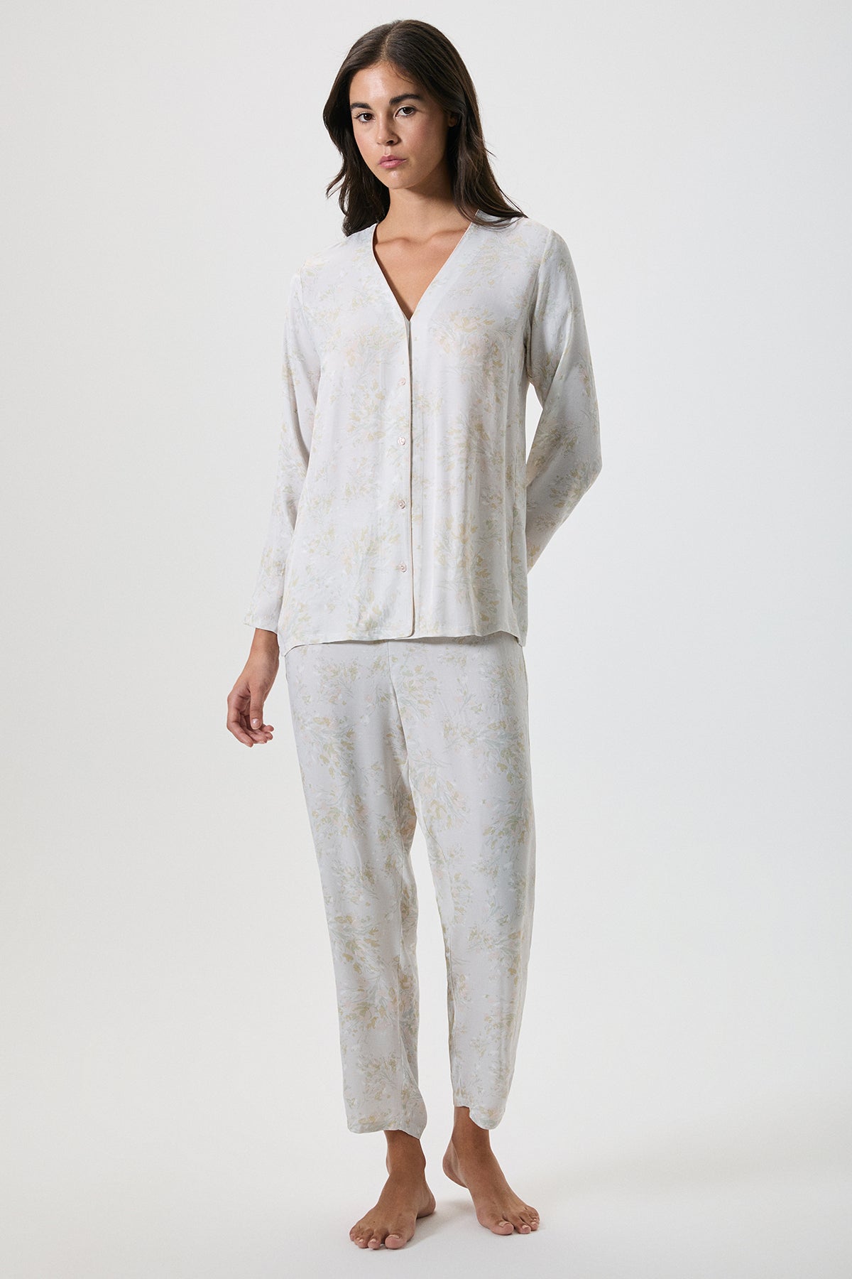 Éclat De Nacre - Pyjama boutonné - Chic serein et délicatesse lumineuse