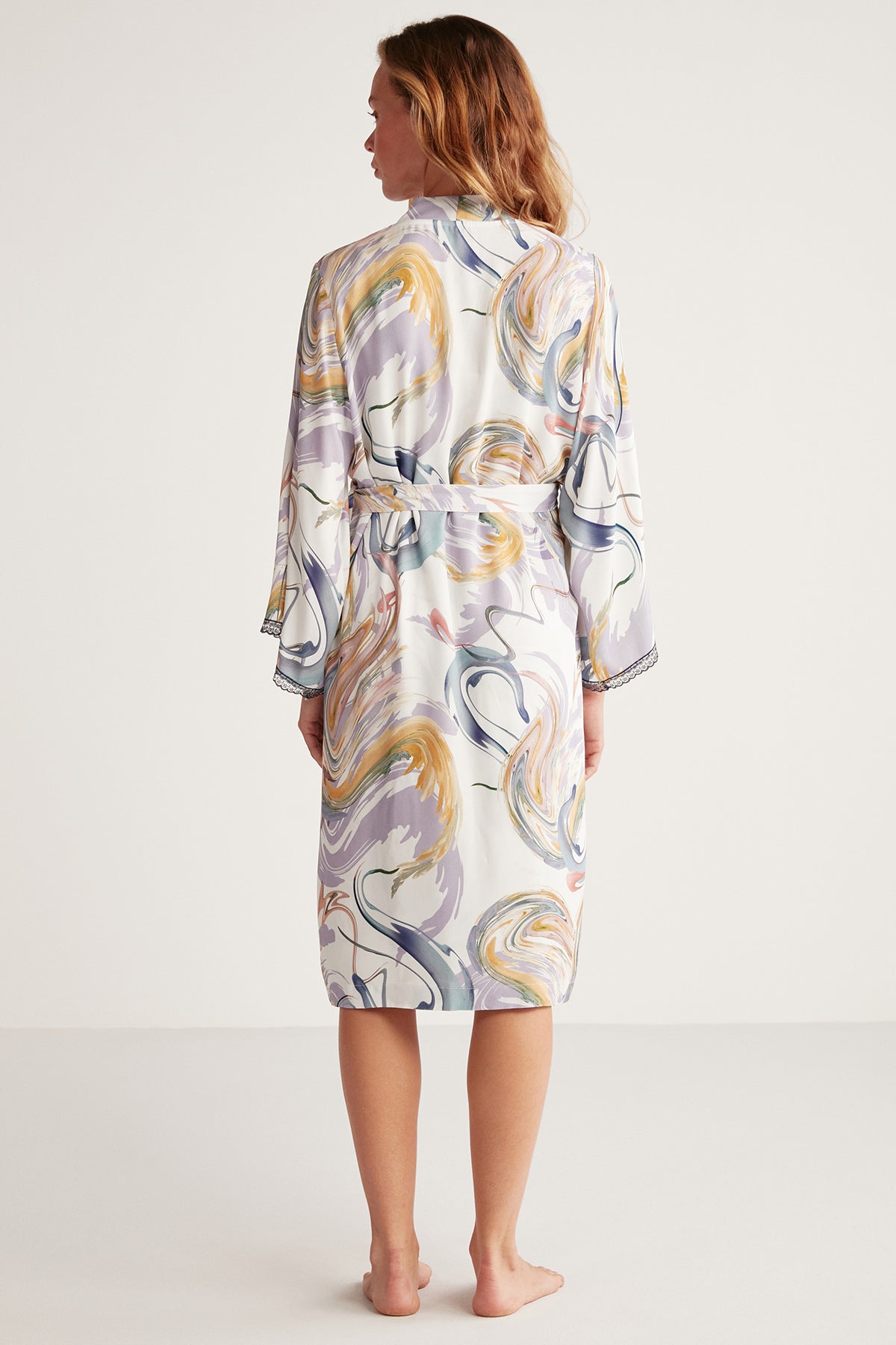 Robe de chambre imprimée