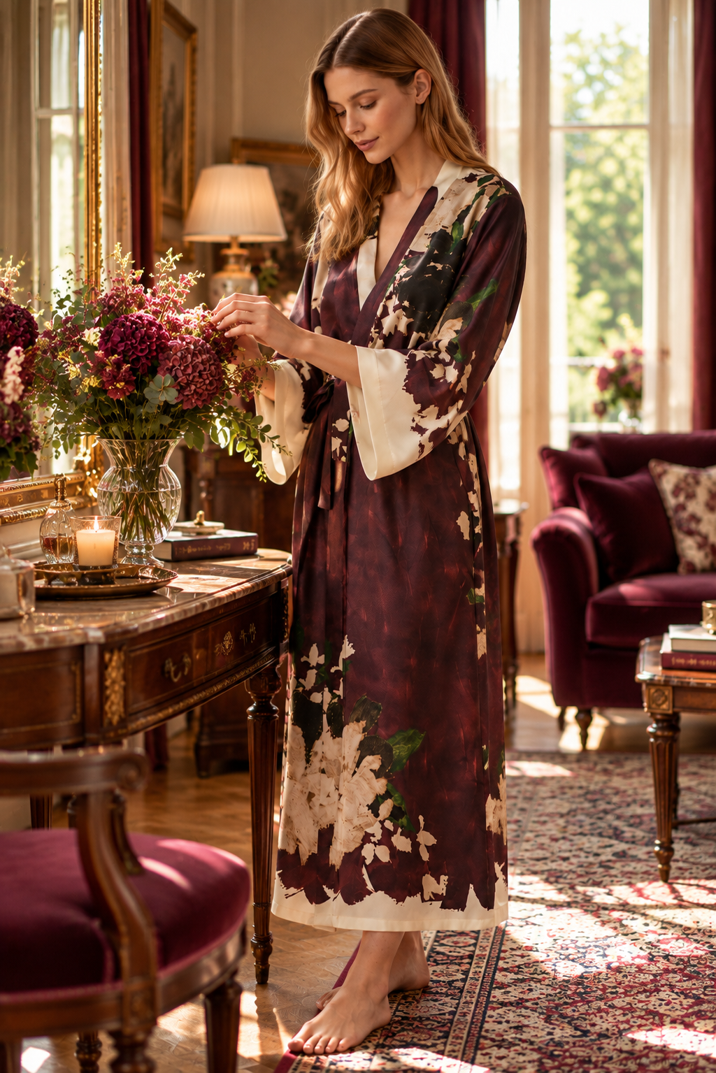Le Boudoir de Prune – Ensemble 2 Pcs – Élégance florale et sensualité raffinée