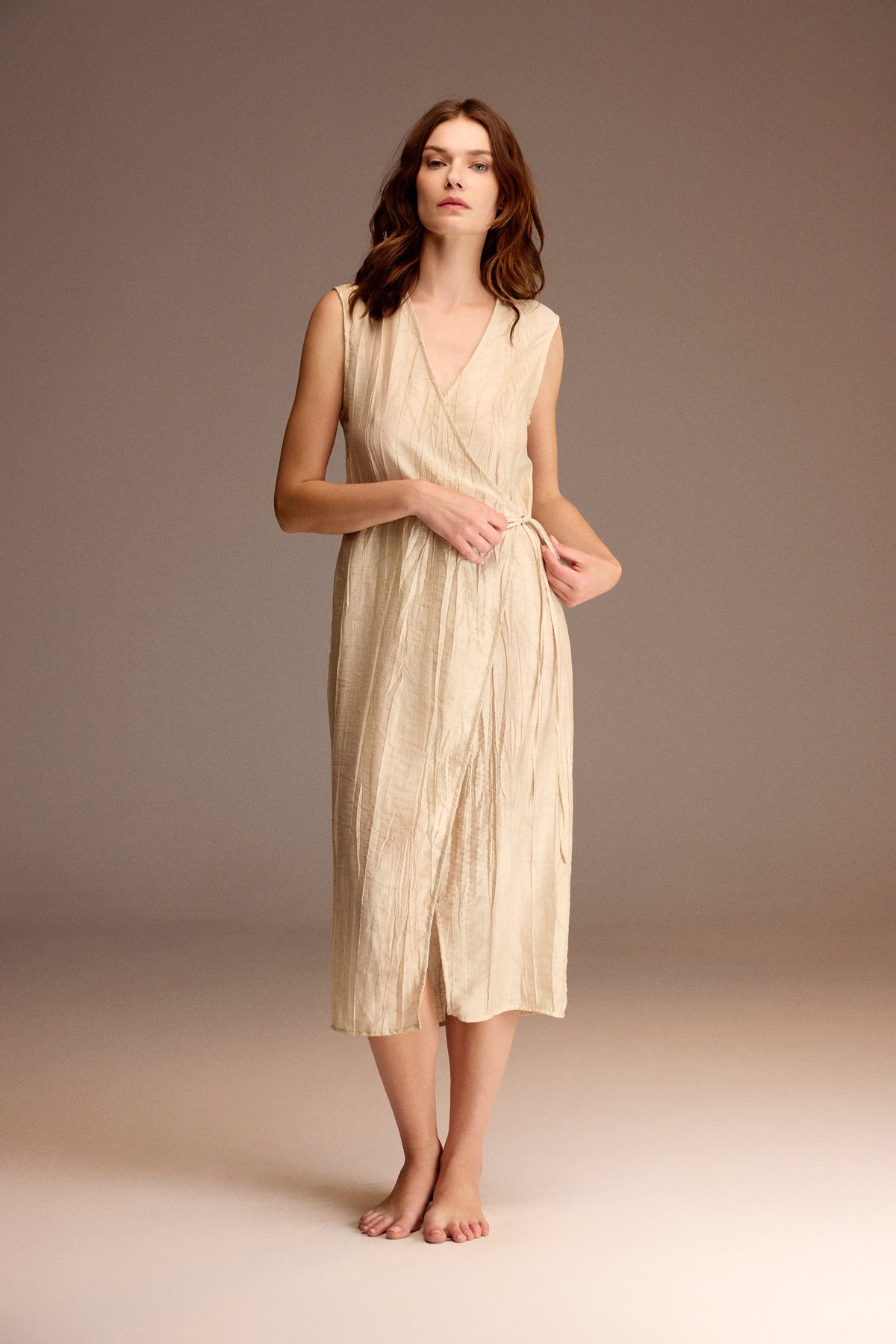 Jasmin de Soie - Robe mi-longue - Pureté lumineuse et douceur poudrée
