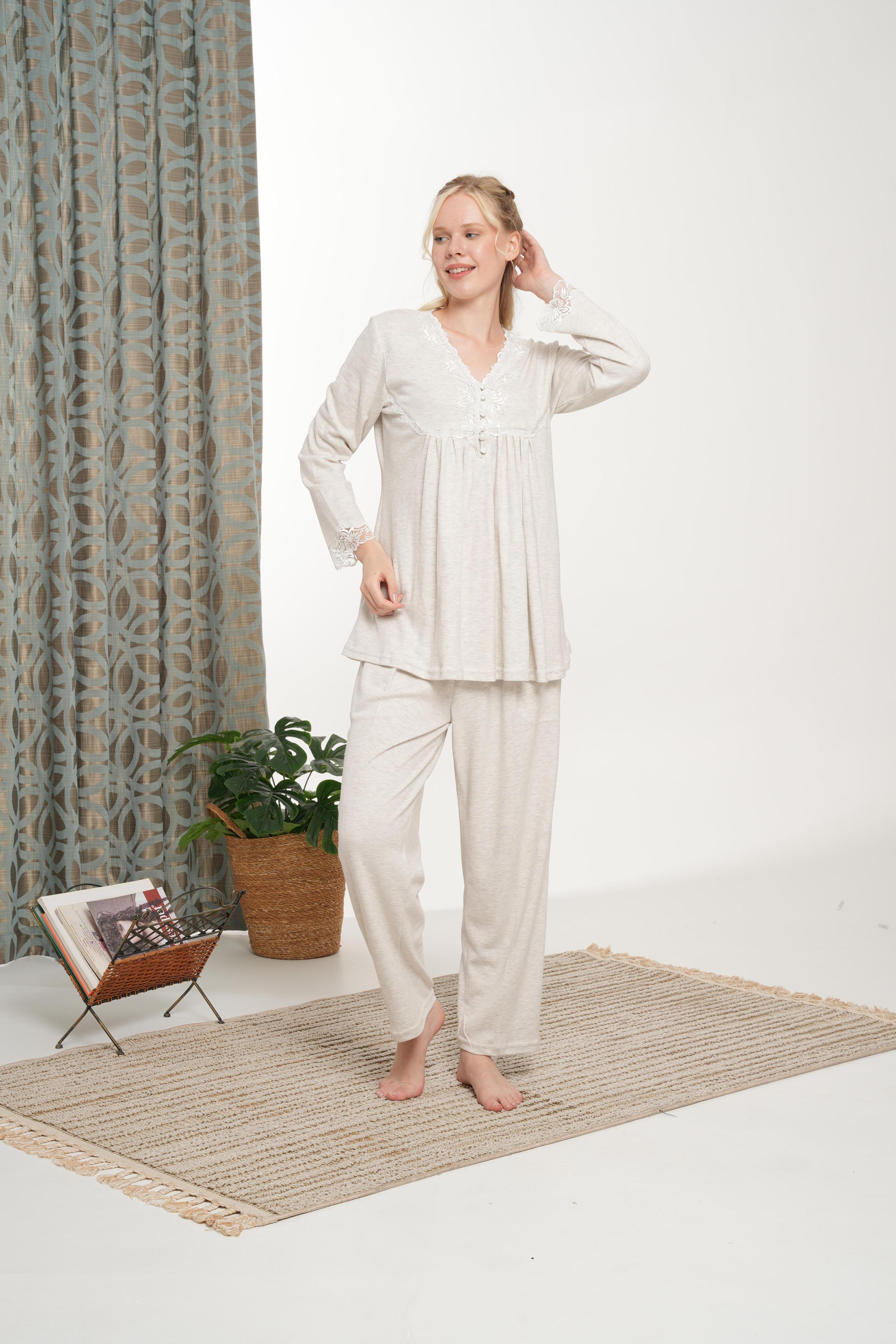 Rêverie de Maman - Pyjama 2 Pcs- Douceur céleste et confort poétique