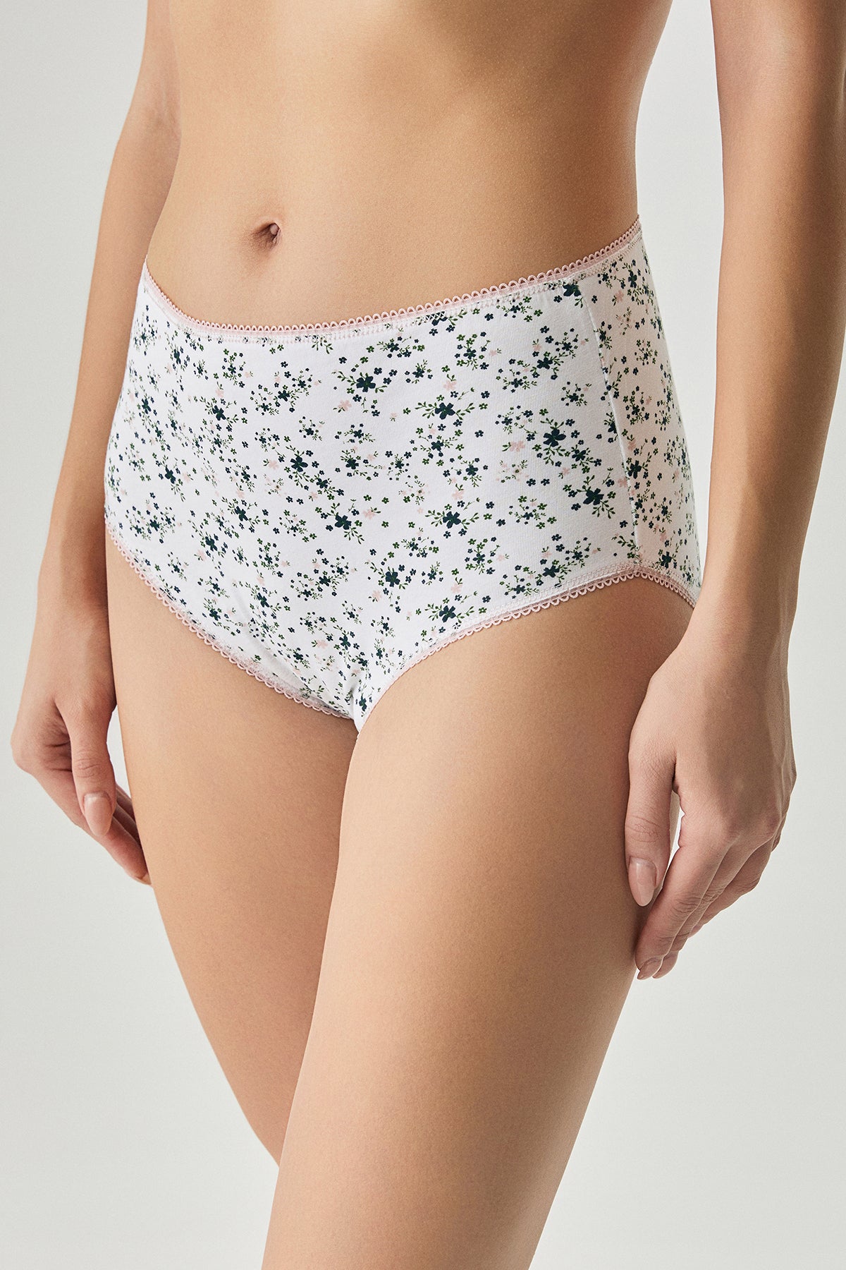 Caresse de Coton - Set de 5 culottes hautes - Douceur enveloppante et confort absolu