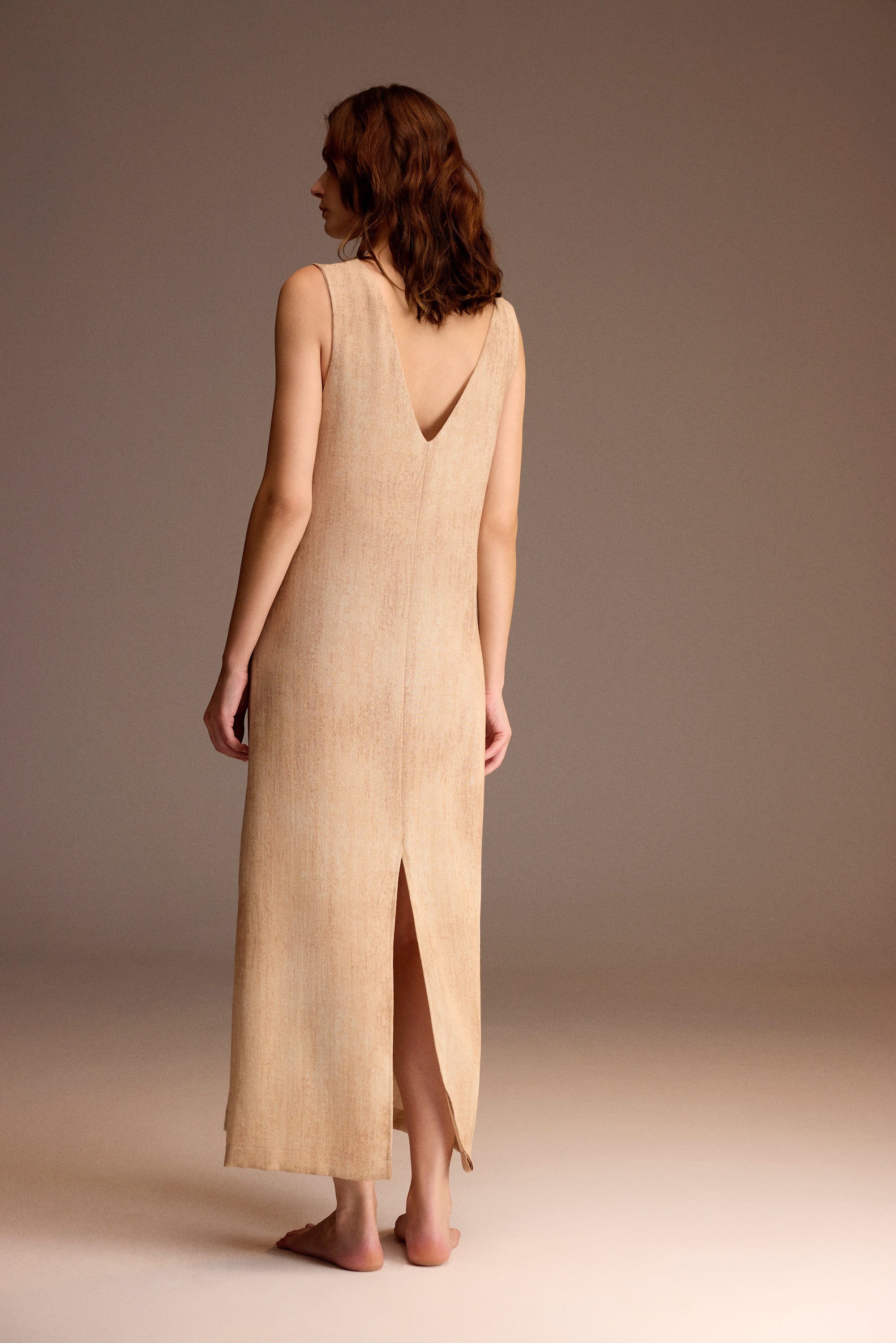Santal Impérial - Robe longue - Féminité épurée et Raffinement et intemporel