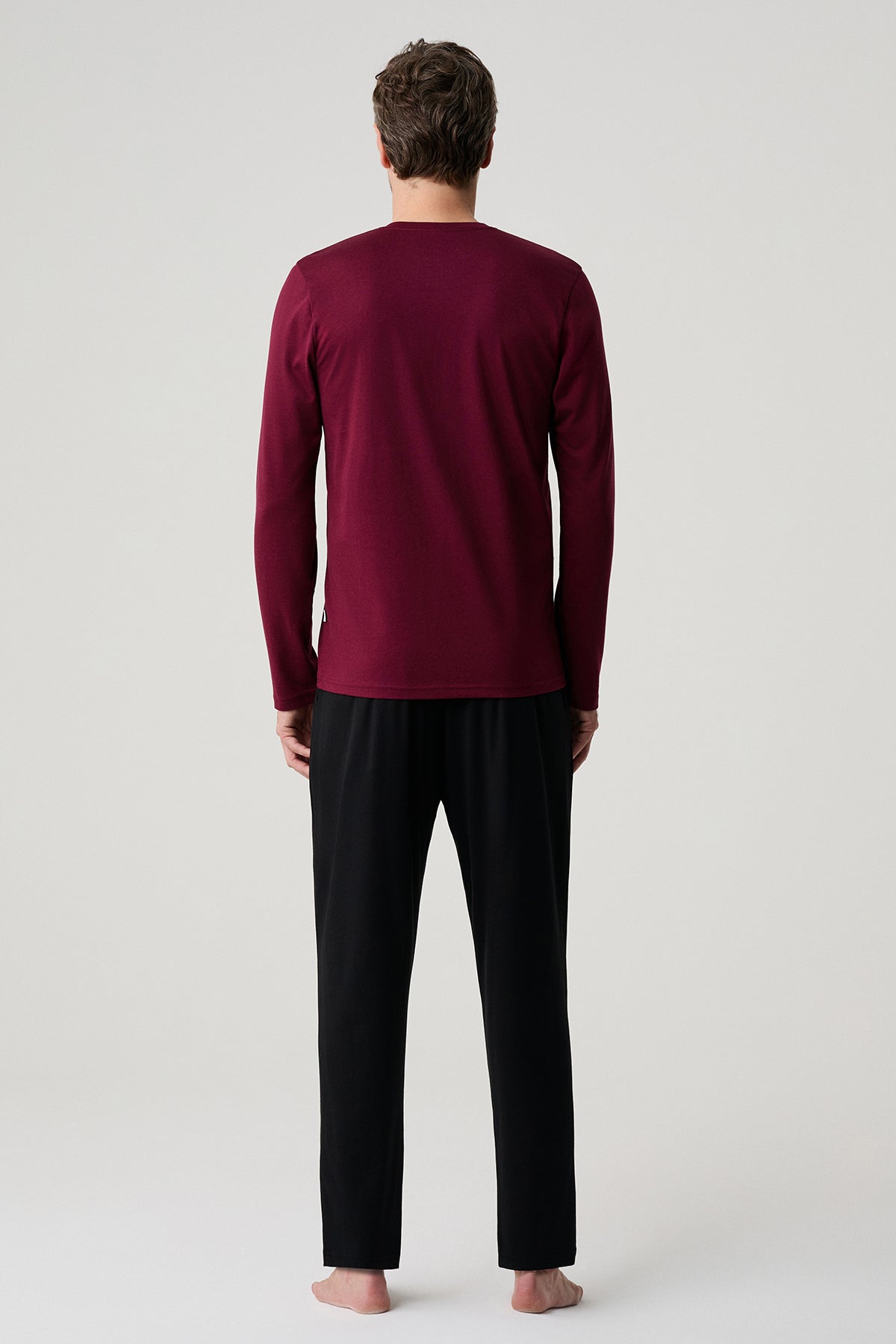 L’Instant Grenat - Ensemble 2 Pcs - Élégance bordeaux et confort raffiné