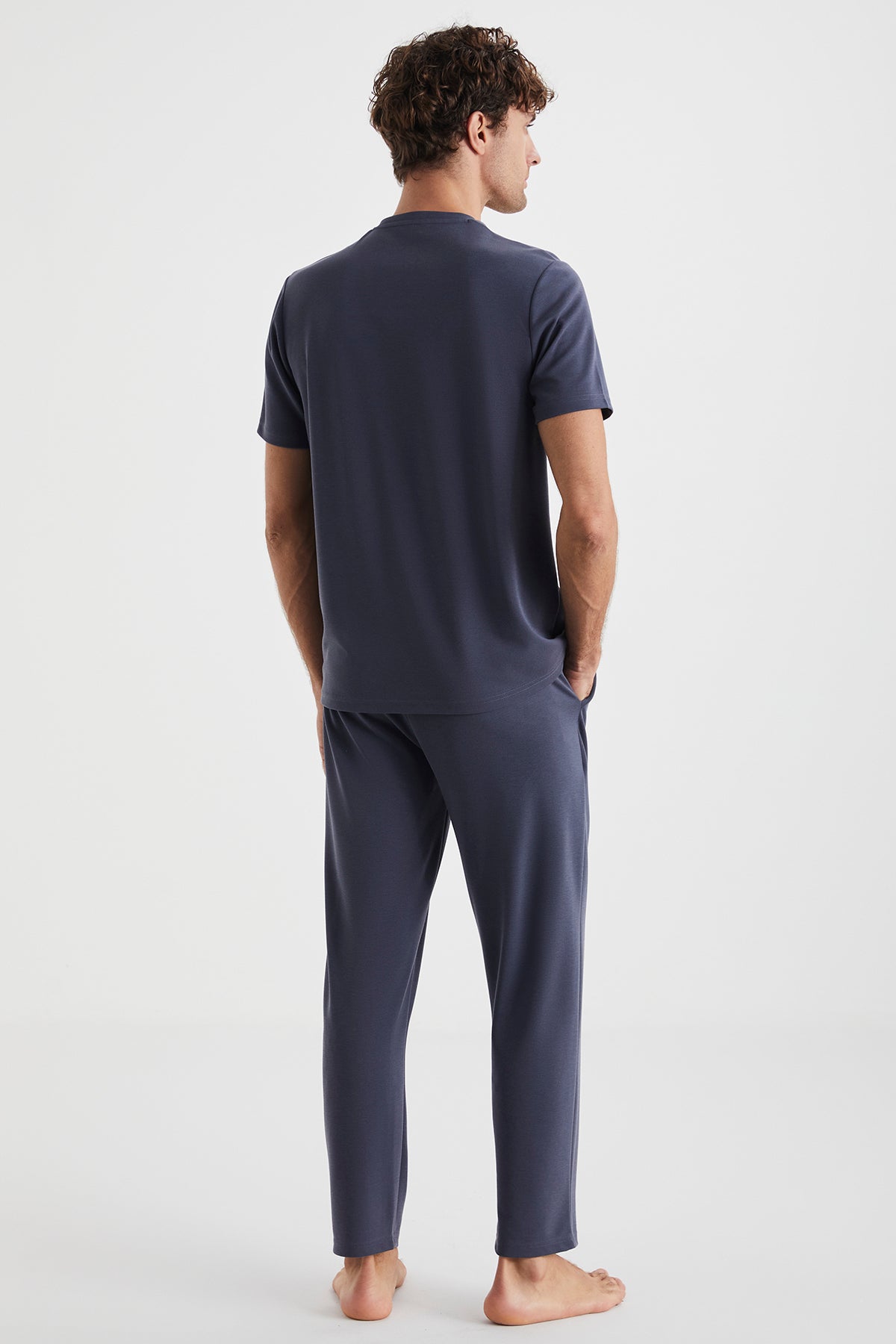 Le Serein Indigo - Ensemble 2 Pcs - Sérénité feutrée et bien-être absolu