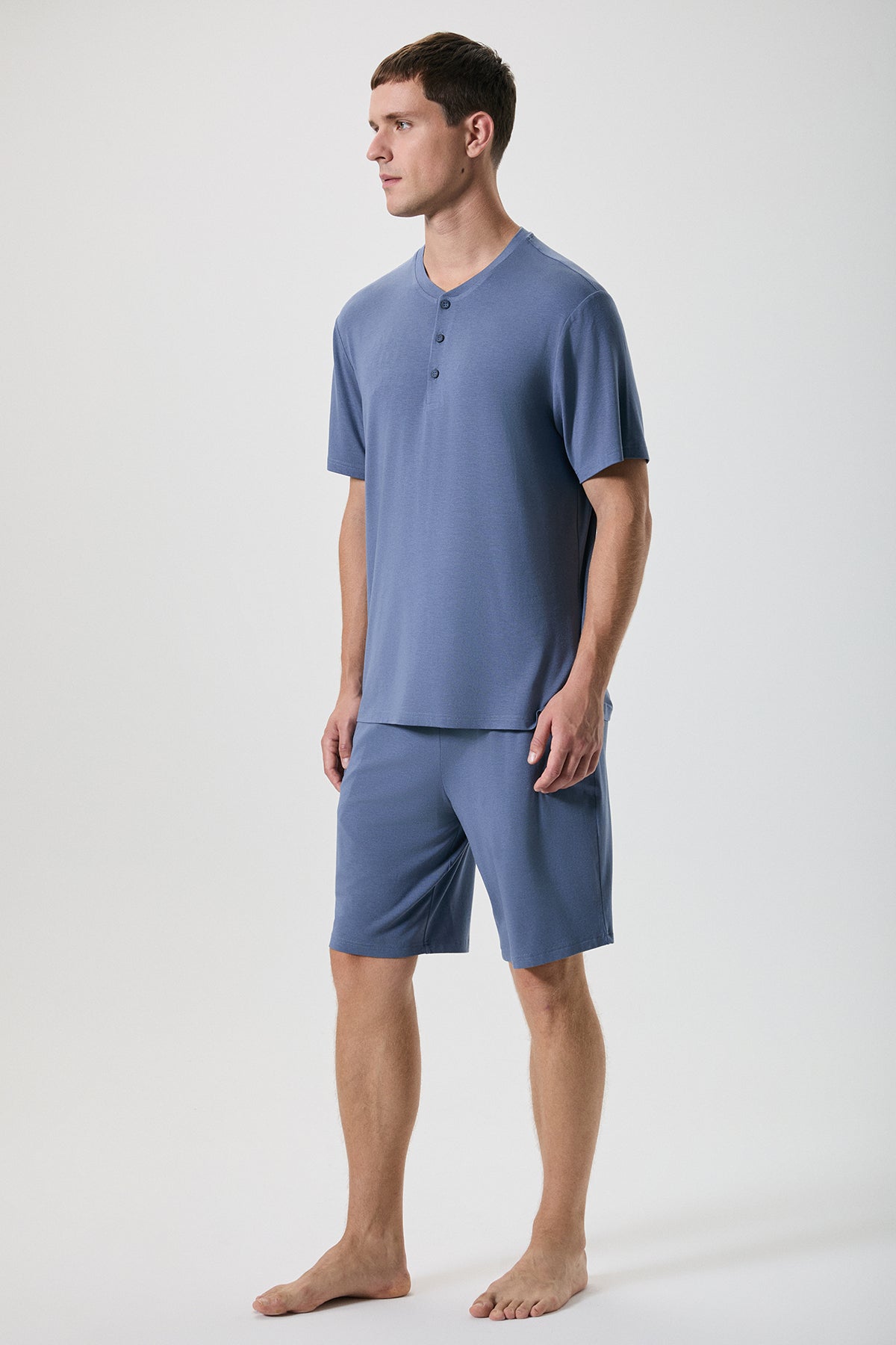 Azur Calme - Pyjama 2 Pcs - Douceur sophistiquée et confort absolu