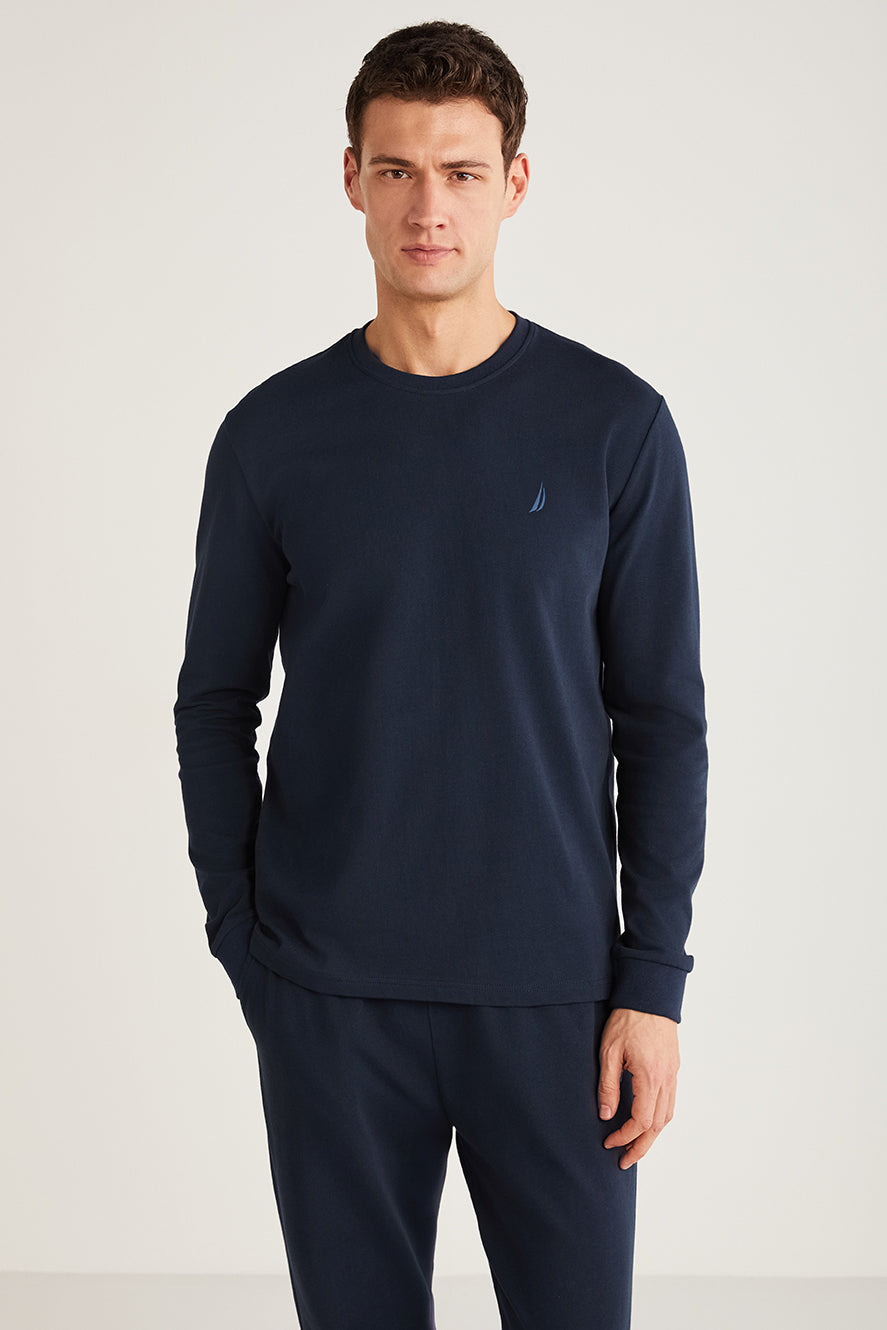 Pyjama homme bleu uni CN