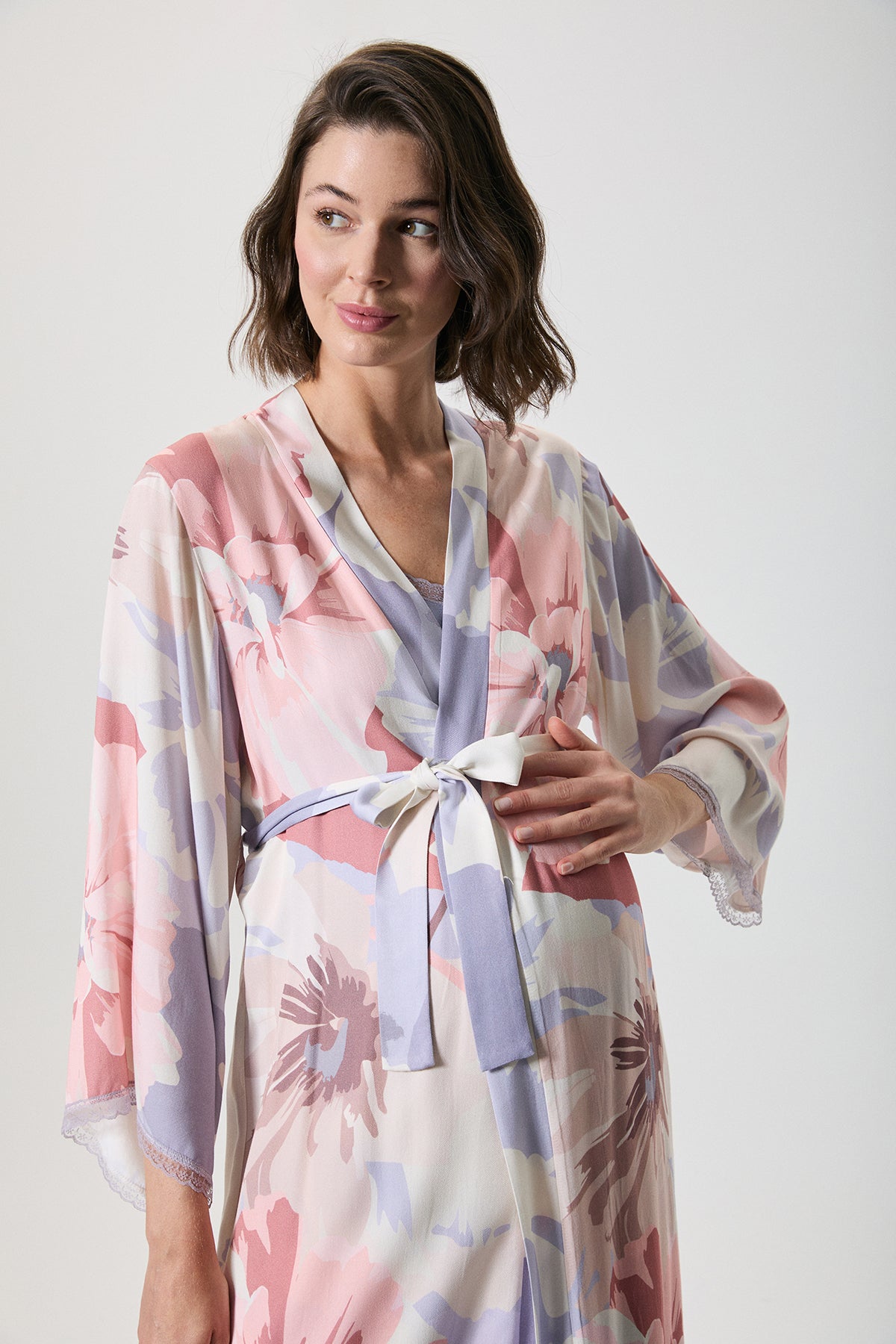 Berceau de Pétales - Robe de chambre - Harmonie florale et fraîcheur apaisante