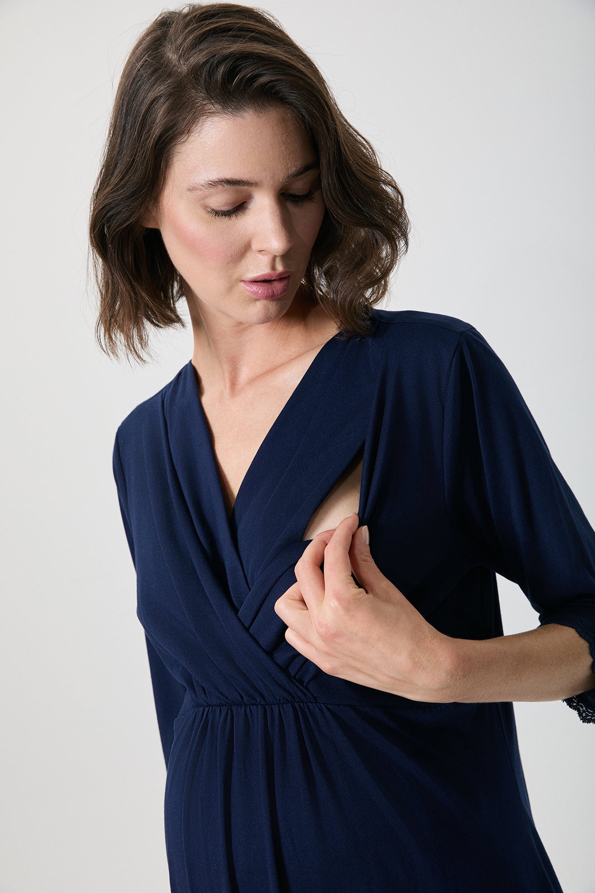 Souffle Maternel - Robe de maternité & d' allaitement - Douceur enveloppante et Tendresse Maternelle