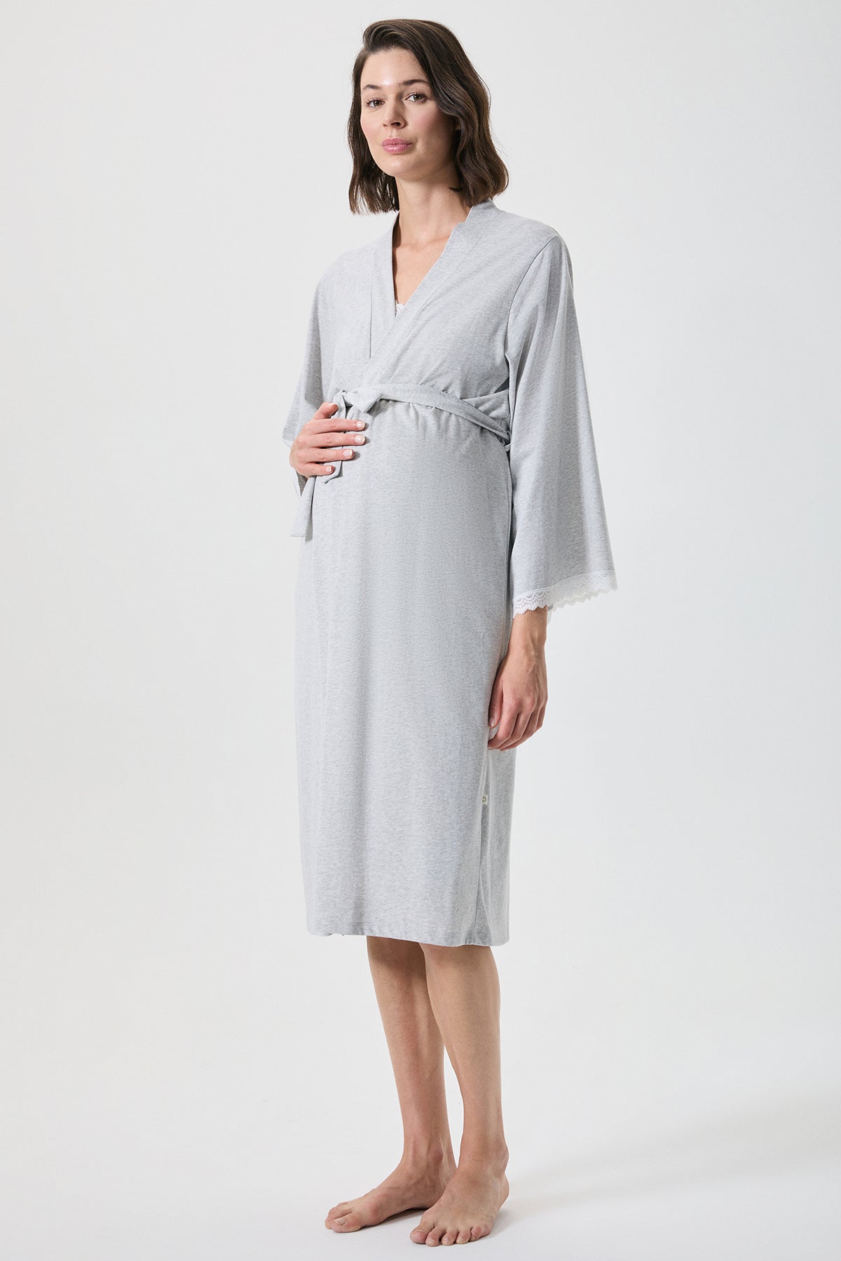Nid de Nuit - Robe de chambre maternité - Cocon doux et maternité enveloppante
